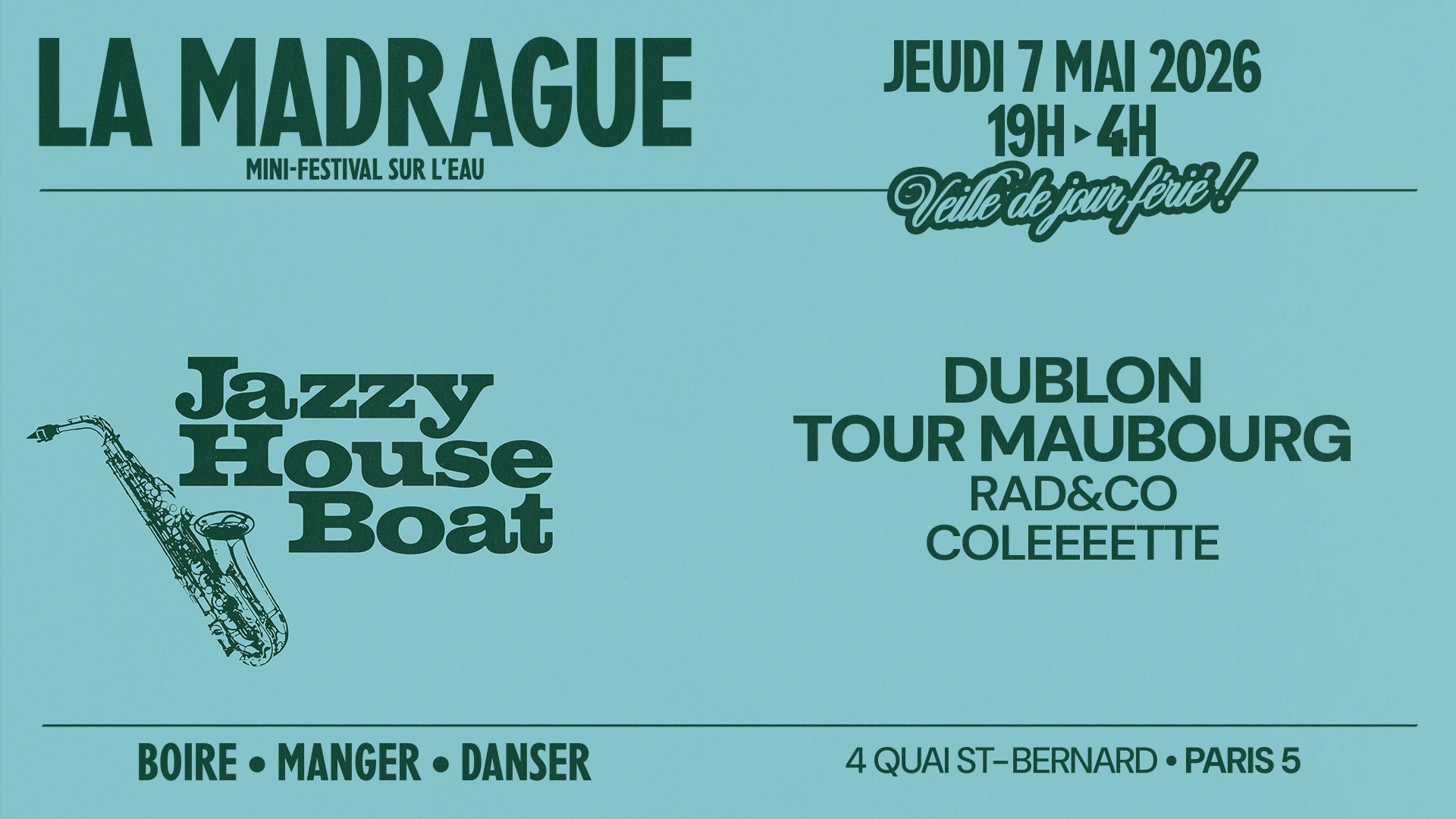 La Madrague — Jazzy House Boat : Dublon, Tour Maubourg... Cover