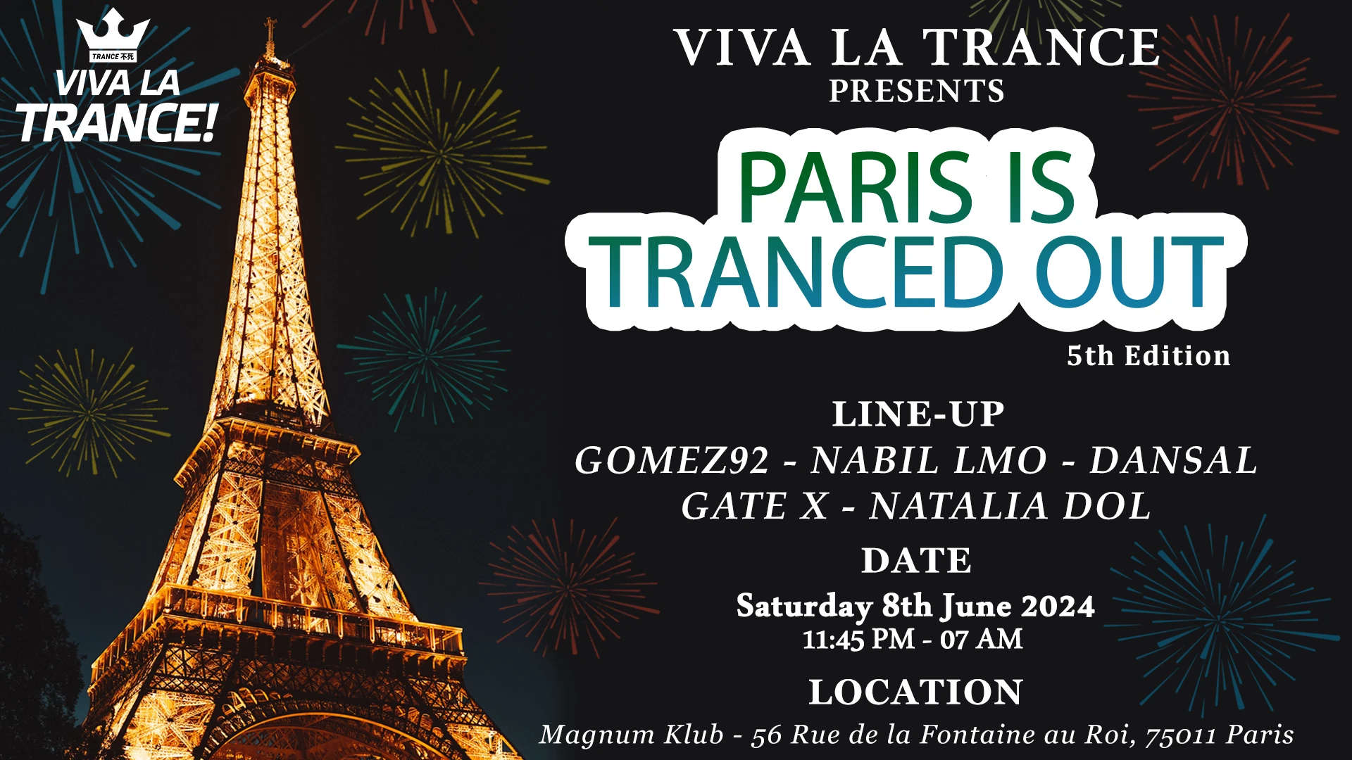 Paris Is Tranced Out Cover