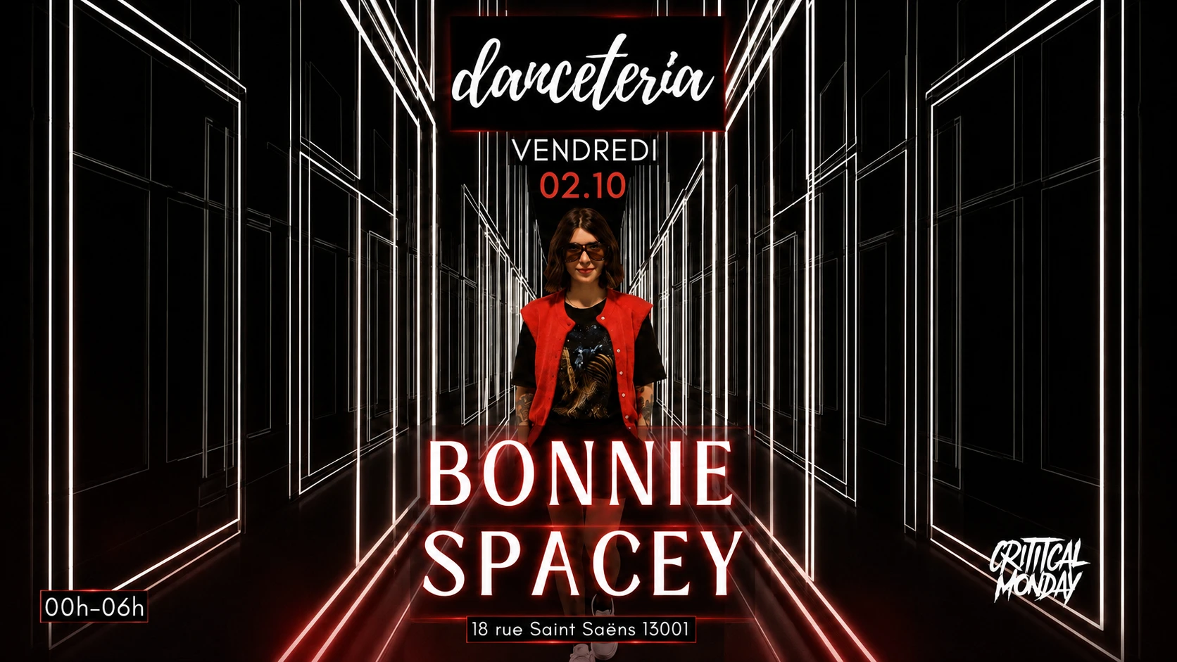 Bonnie Spacey (Critical Monday) @ Danceteria Cover