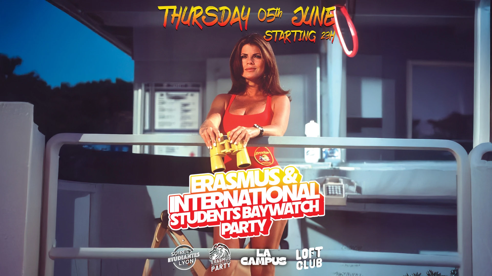 Erasmus & International Students / Baywatch Party / Loftclub Cover