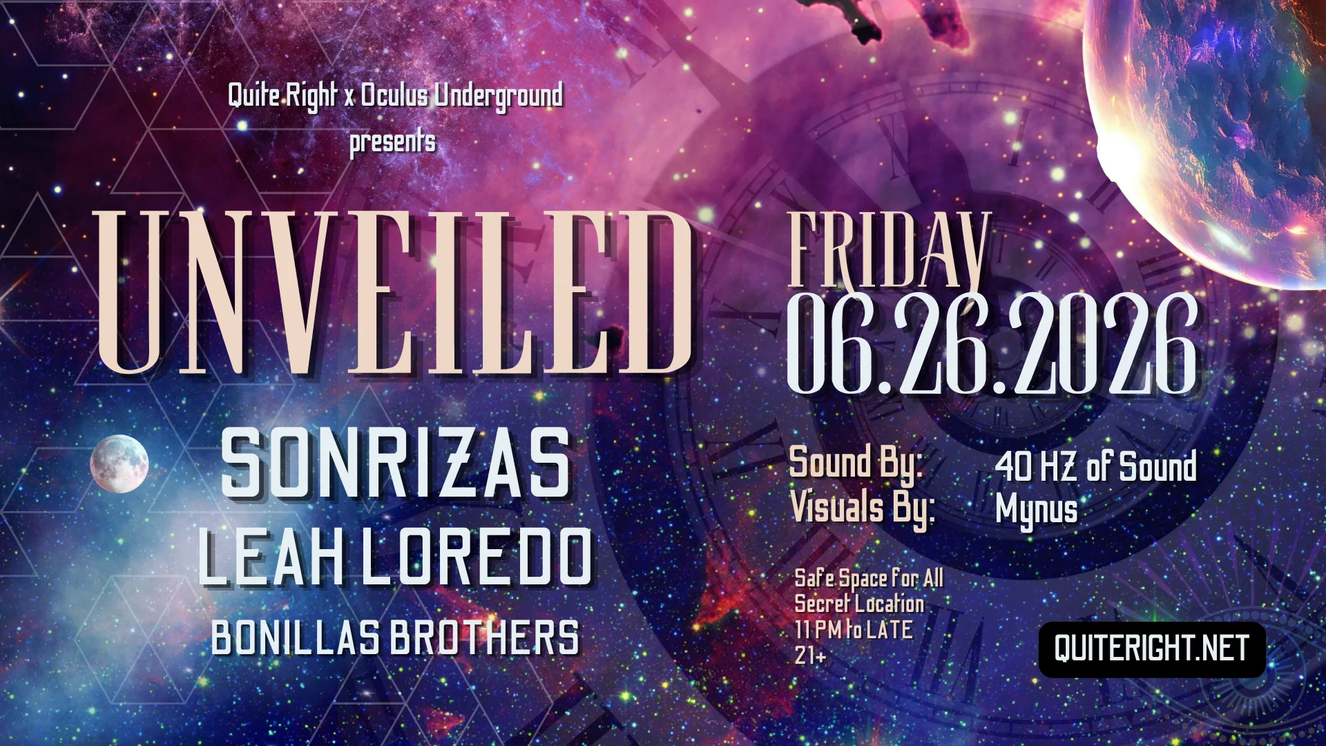 Unveiled W/ Sonrizas Cover