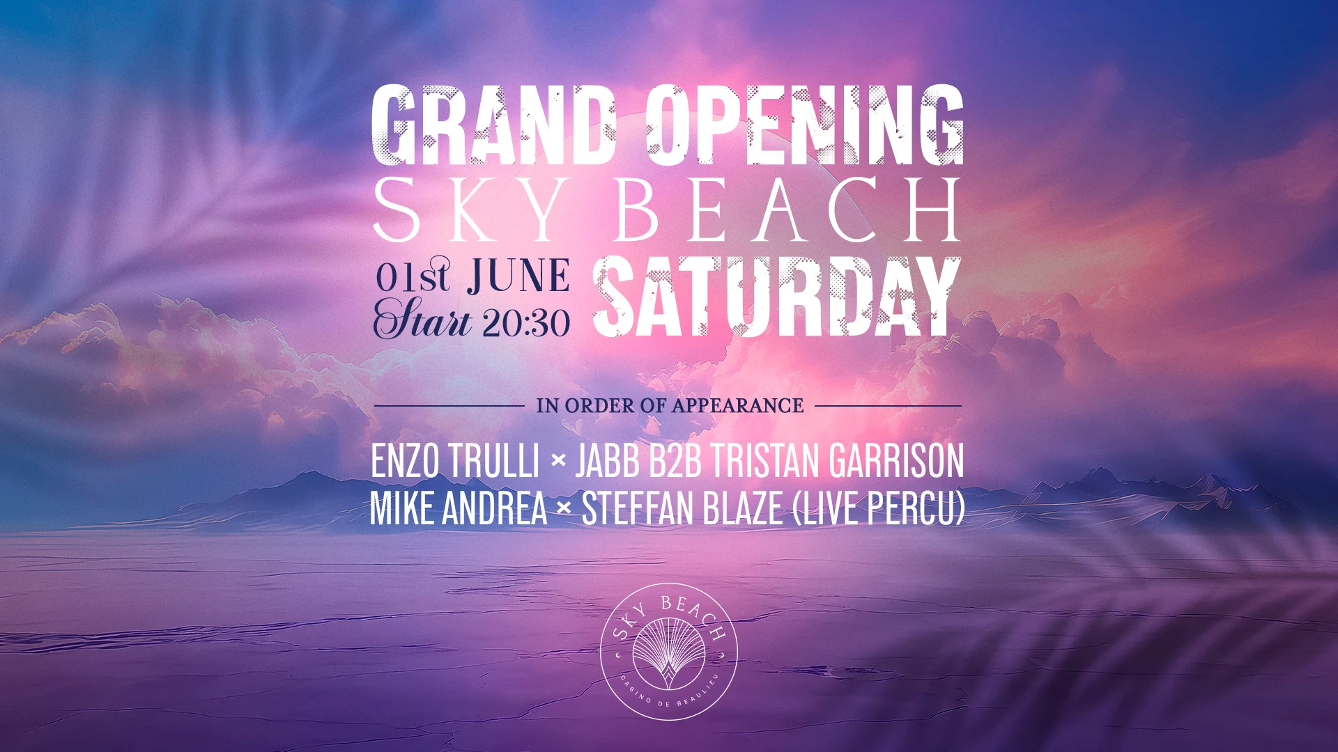 Sky Beach / Grand Opening / Summer 2024 Cover