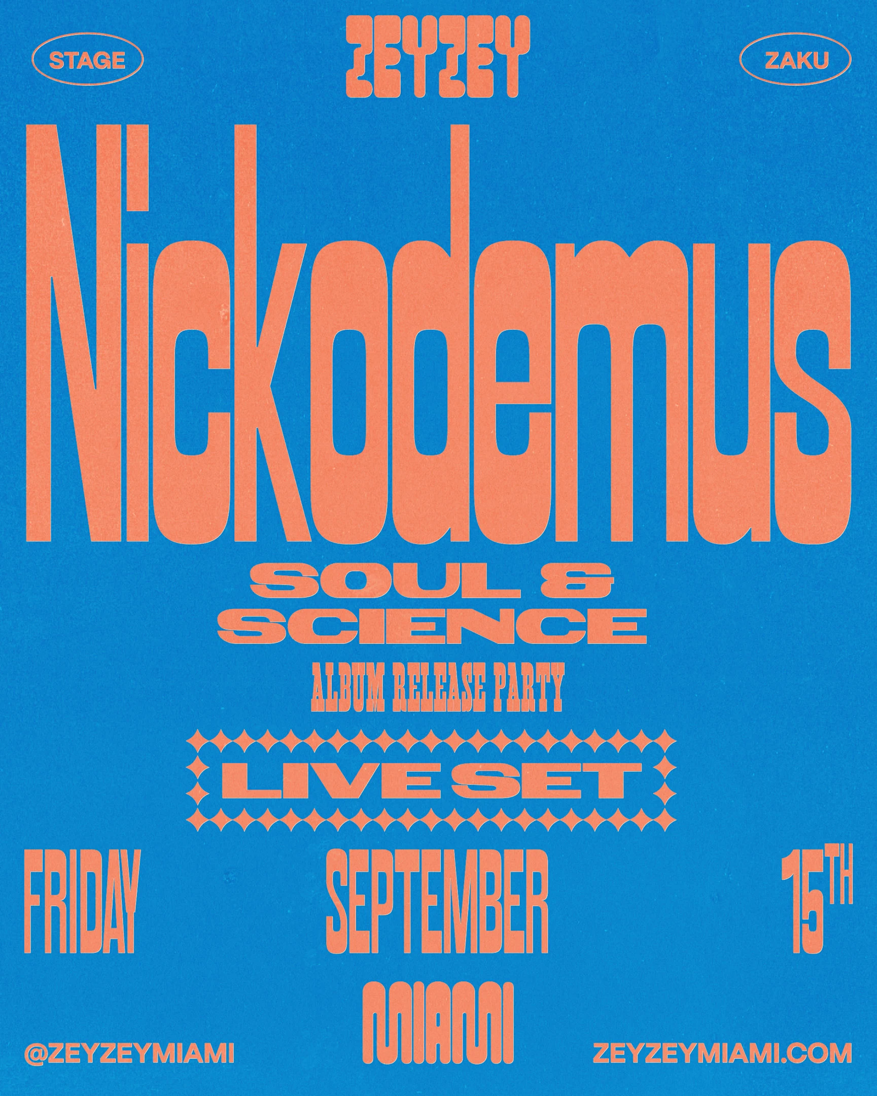 Nickodemous Soul & Science Album Release Party (Live Set) Cover