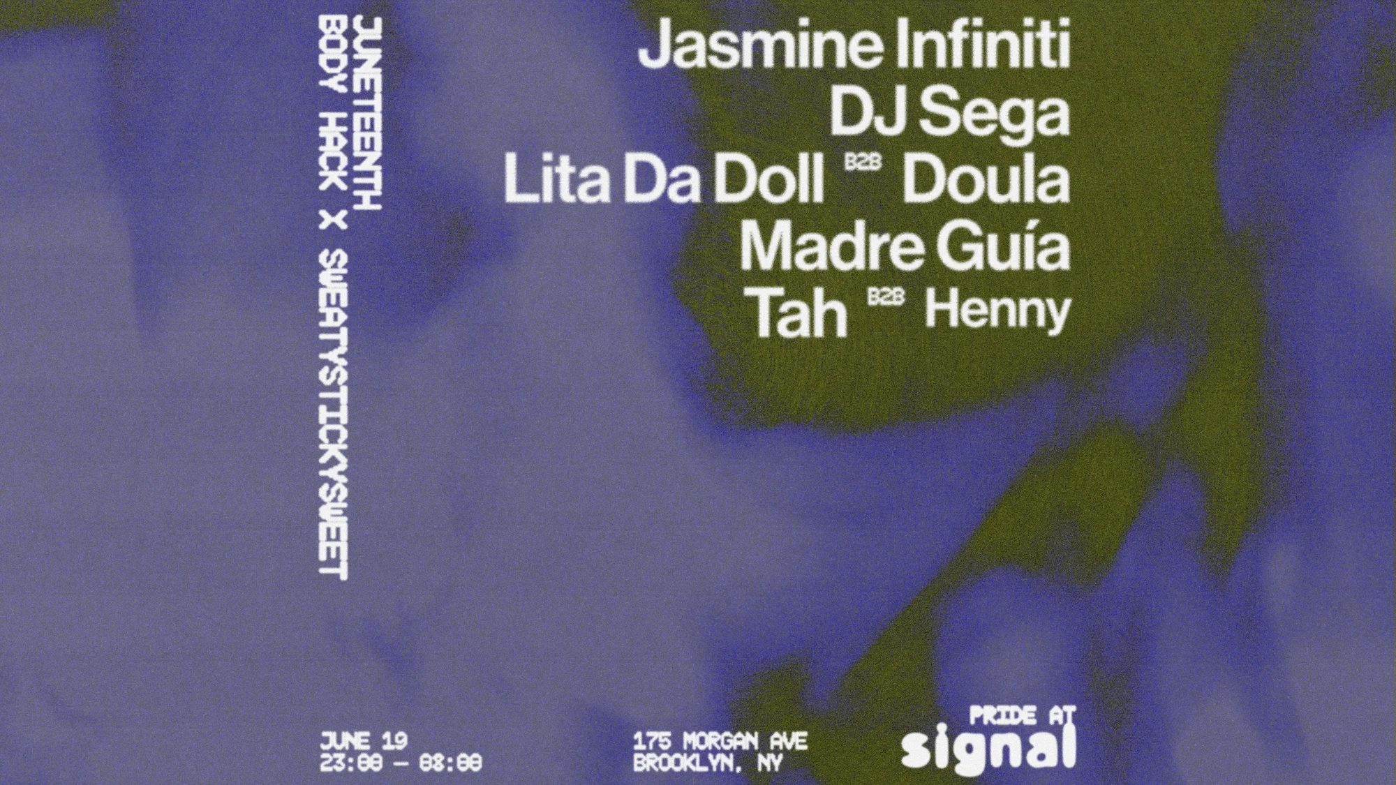 Juneteenth: Body Hack X Sss: Jasmine Infiniti, Dj Sega Cover