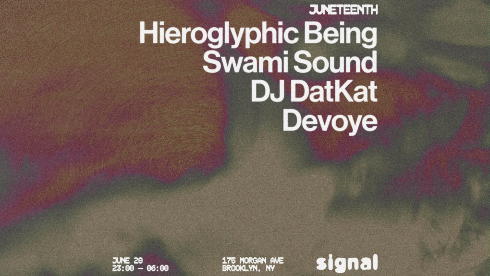 Juneteenth: Hieroglyphic Being, Swami Sound,Dj Datkat,Devoye Cover