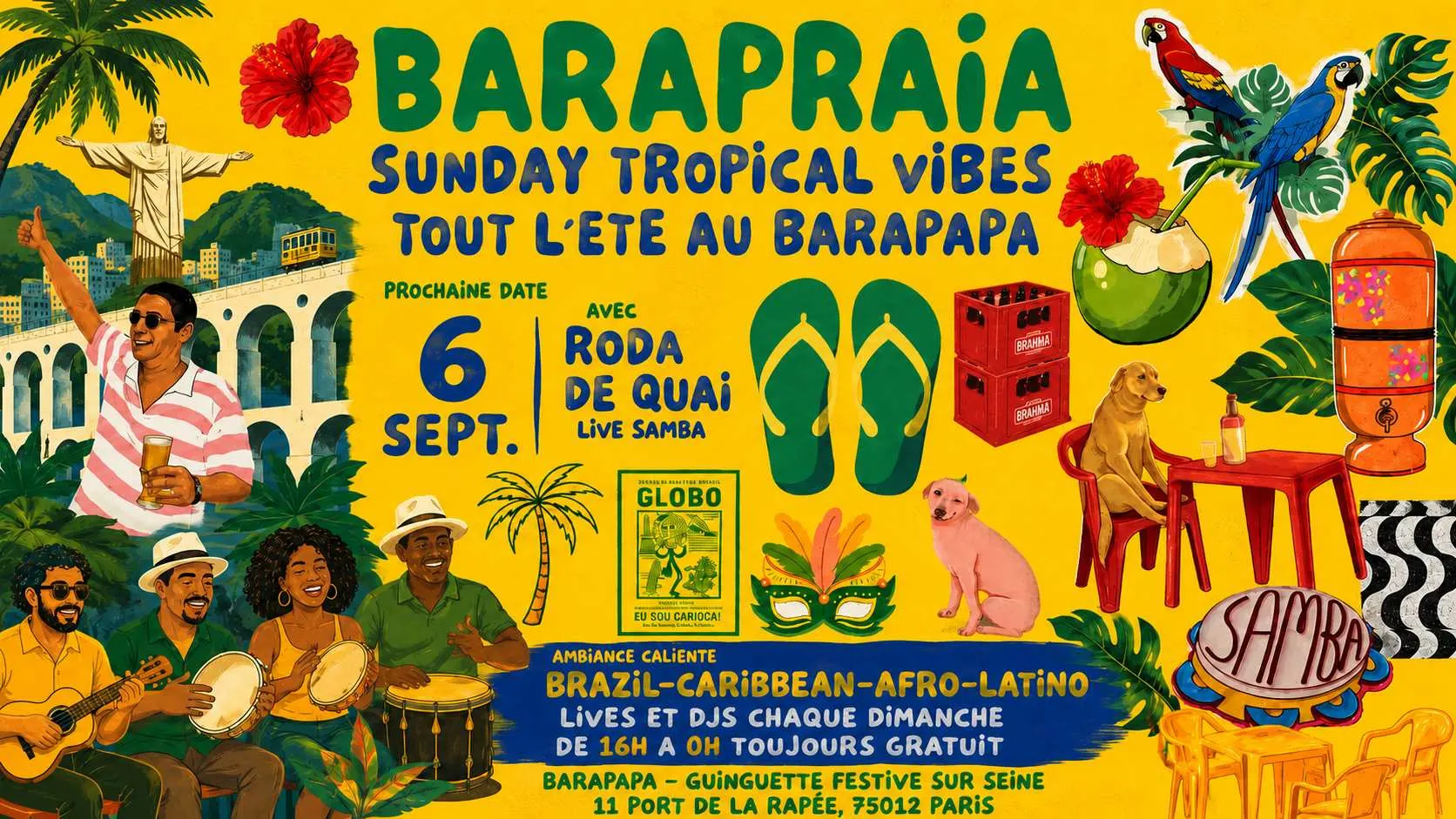 Barapraia - Sunday Tropical Vibes Au Barapapa ! Cover