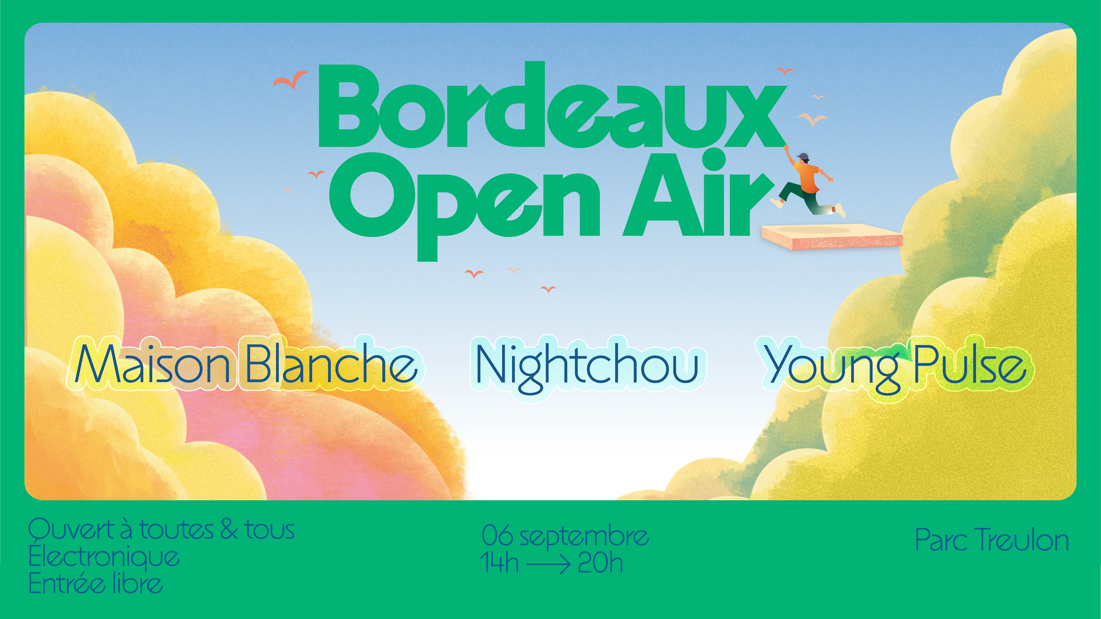 Bordeaux Open Air - Parc Treulon - 06.09 Cover