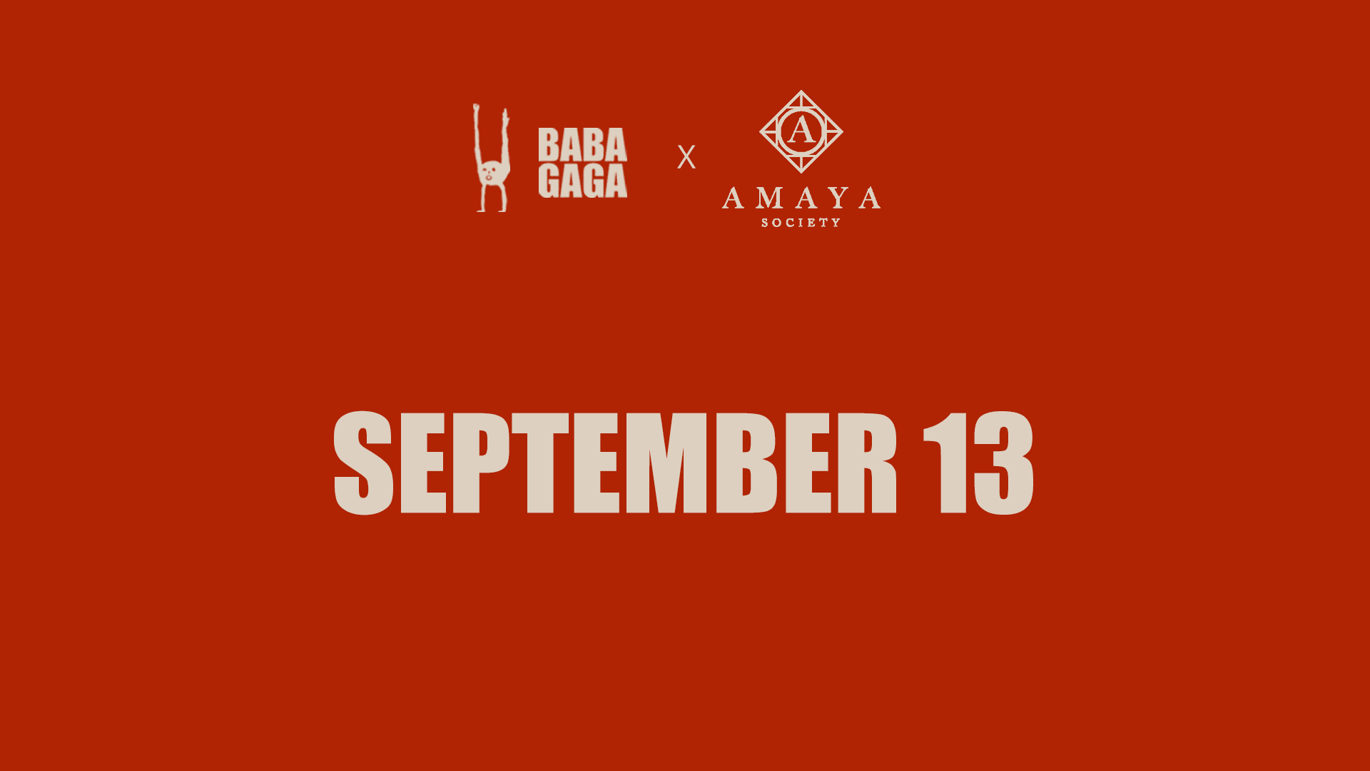 Baba Gaga X Amaya: September 13 Cover