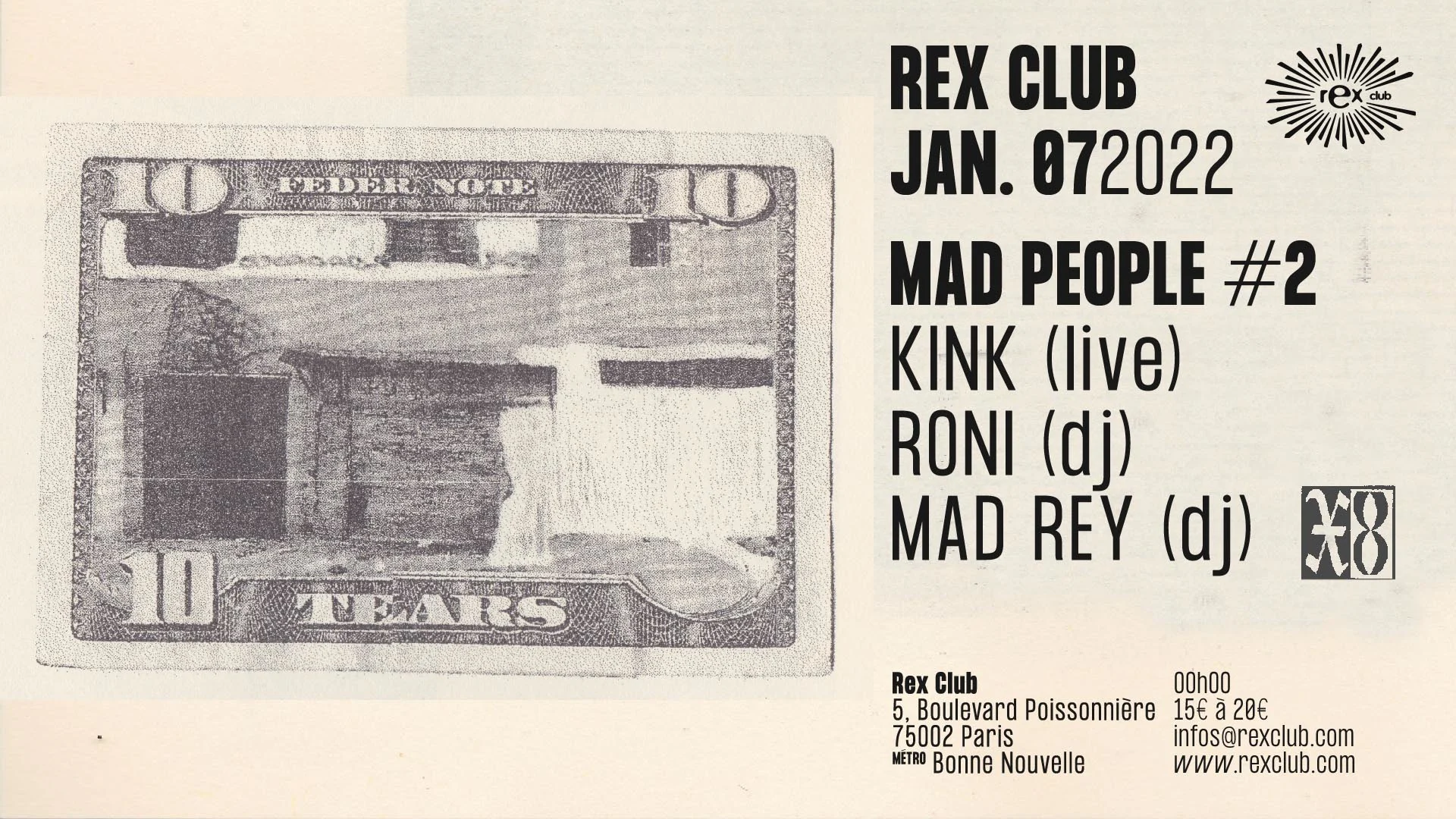 Mad People #2: Kink Live, Roni, Mad Rey   Cover
