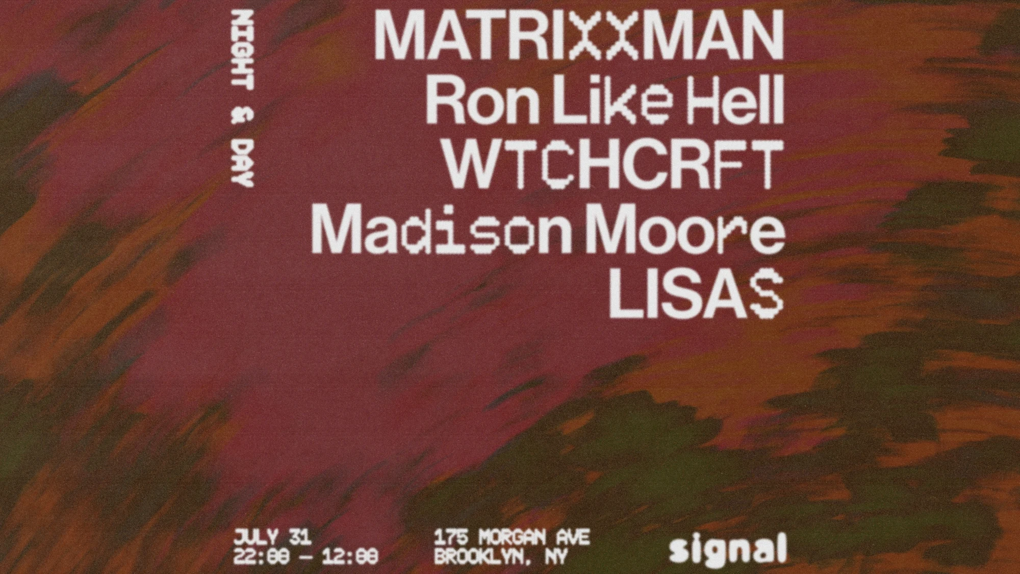 Night & Day: Matrixxman, Ron Like Hell Cover