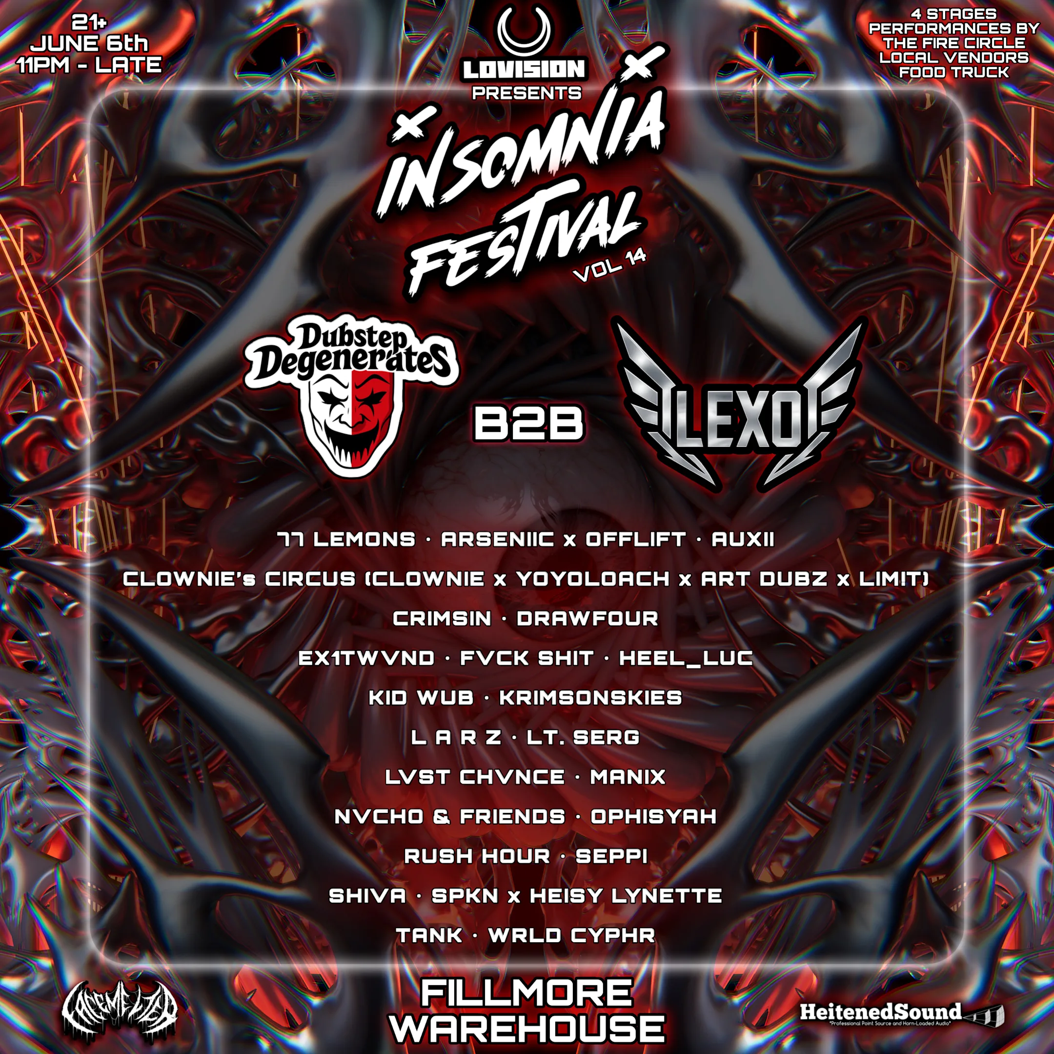 Lovision Presents - Insomnia Fest Vol 14 Cover