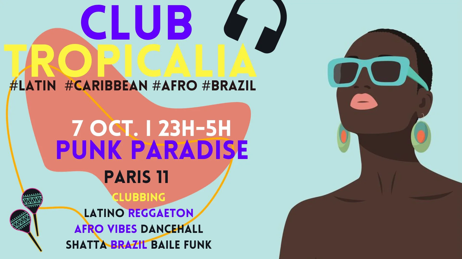 Club Tropicalia 7/10 ~ Latin, Afro, Caribbean, Brazil Party! Cover