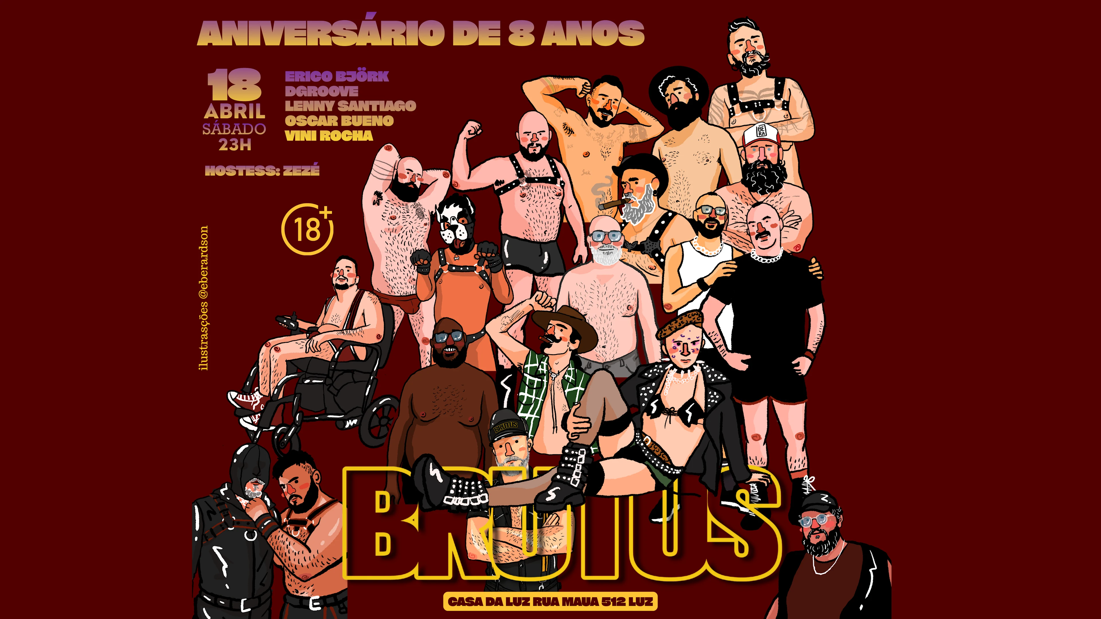 Brutus Aniversário De 8 Anos Na Casa Da Luz Cover