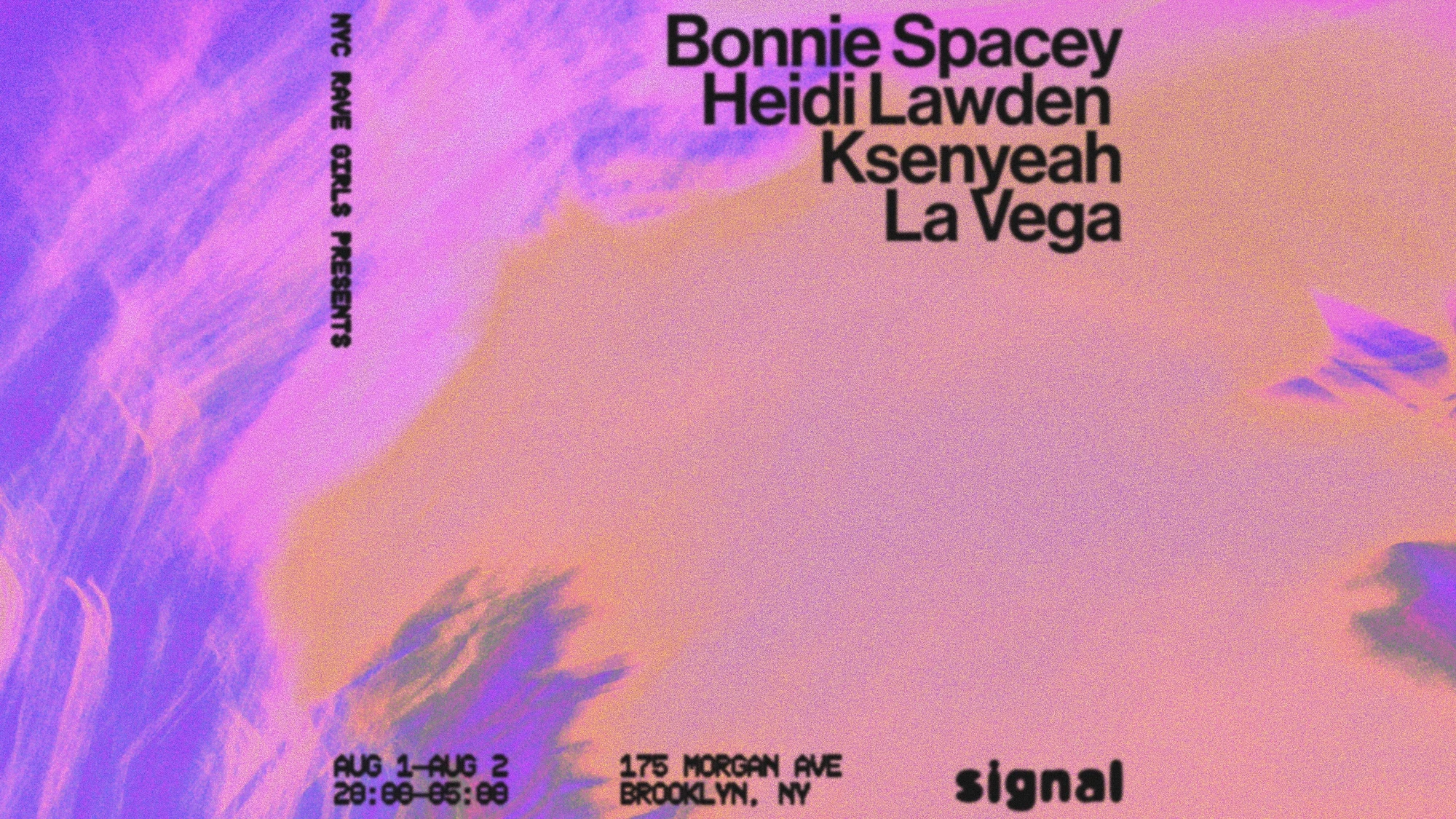 Nyc Rave Girls: Bonnie Spacey, Heidi Lawden, Ksenyeah Cover