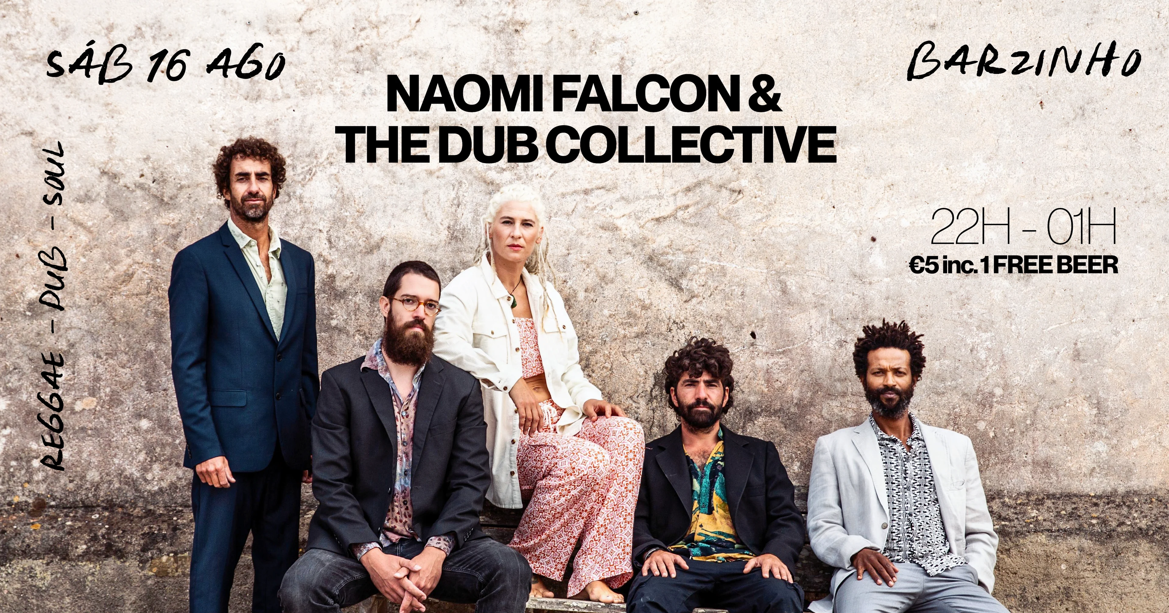 Naomi Falcon & The Dub Collective Cover