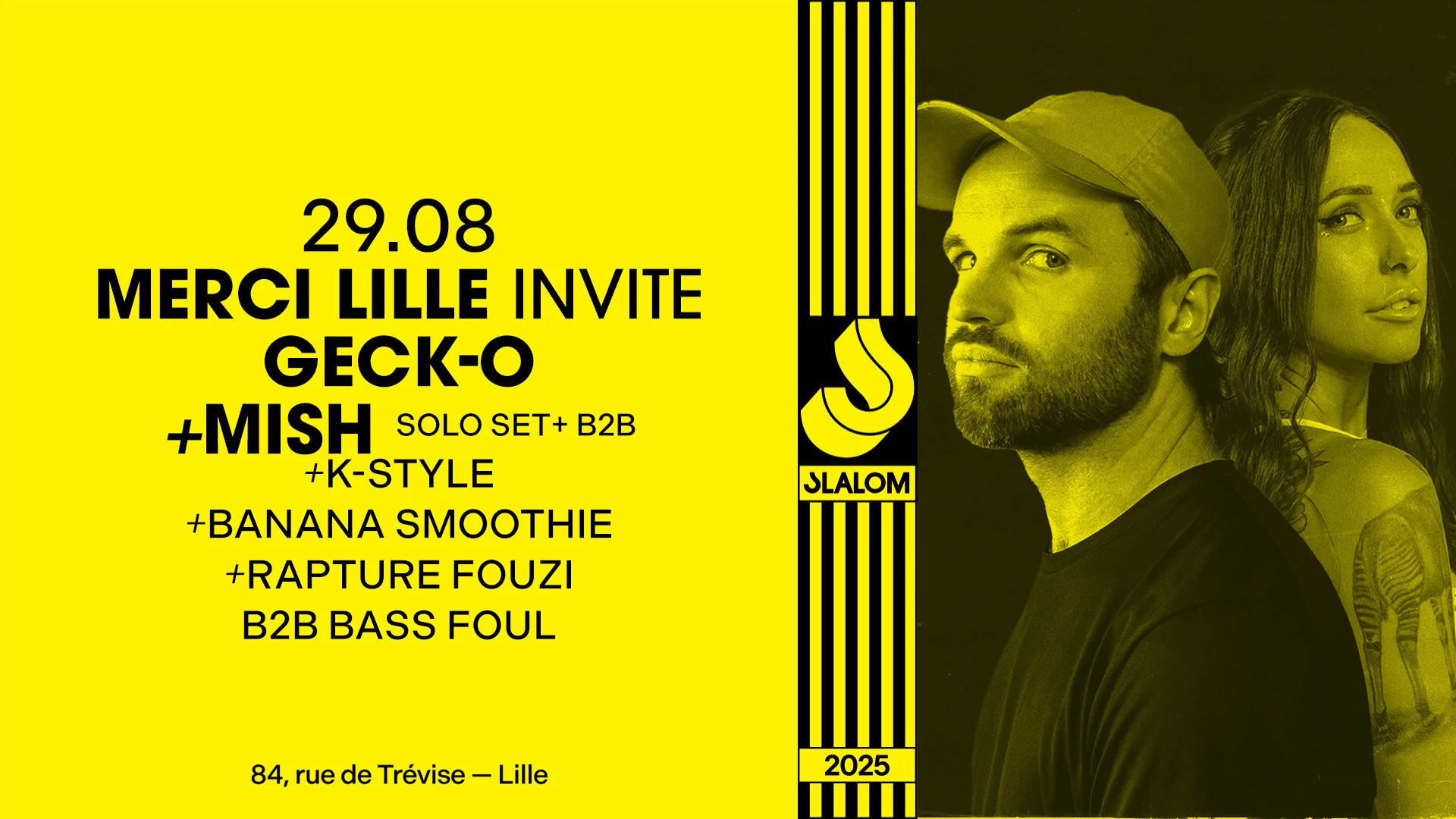 Slalom : Merci Lille Inv. Geck-O • Mish • K-Style... Cover