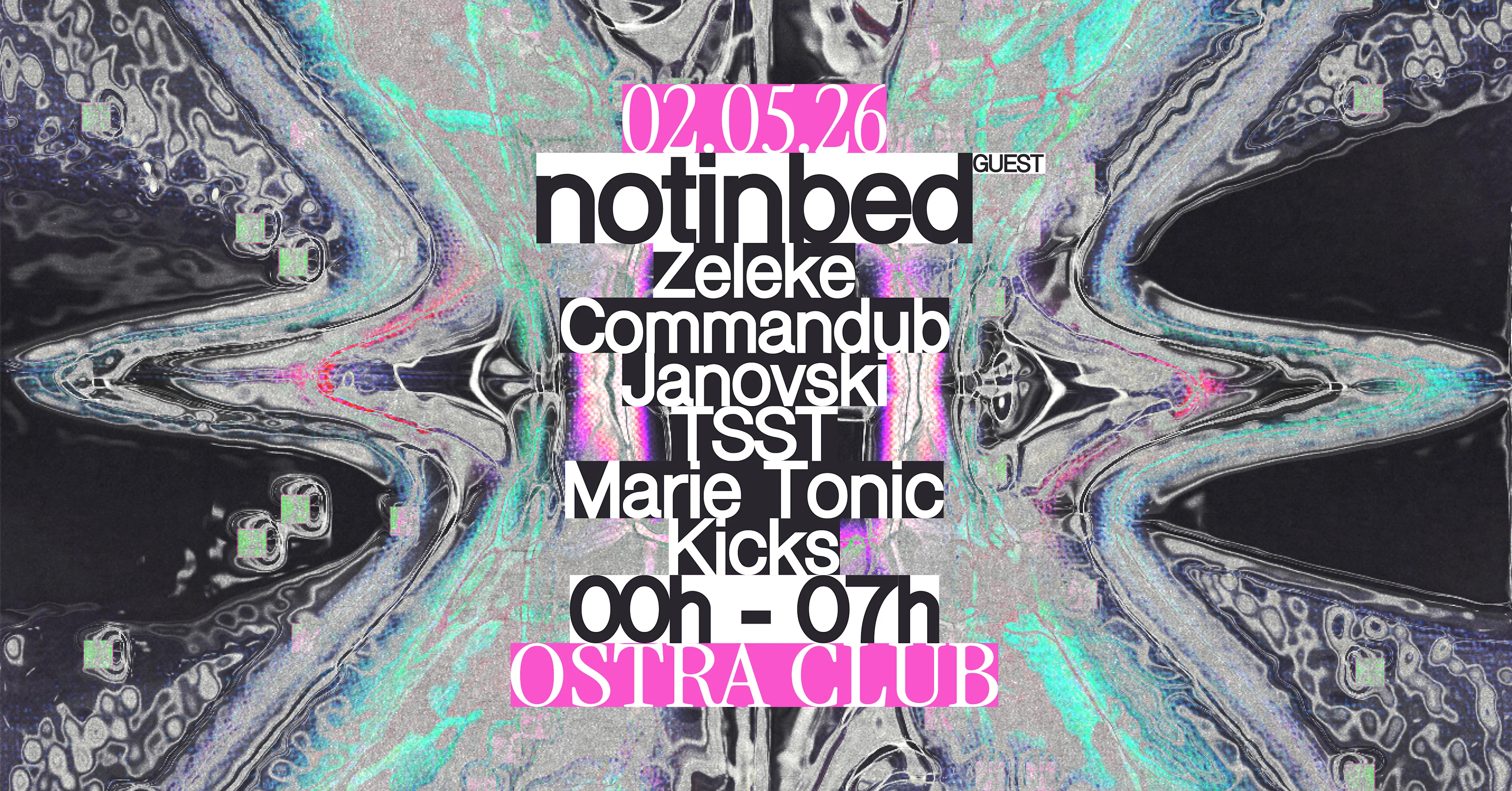 La Zintrie : Notinbed & Zntr Crew @Ostraclub Cover