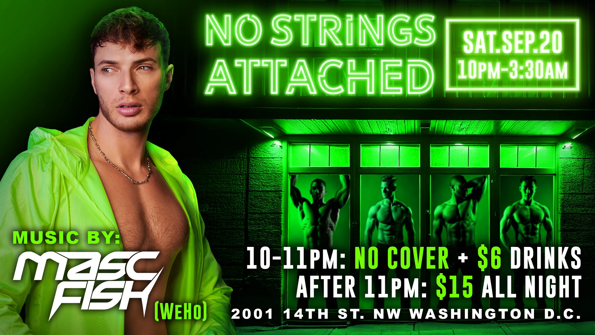No Strings Attached With Mascfish (Weho) Cover