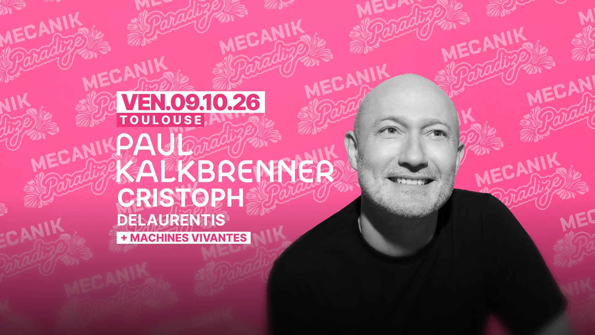 Paul Kalkbrenner + Machines Vivantes - Pink Paradize 2026 ! Cover