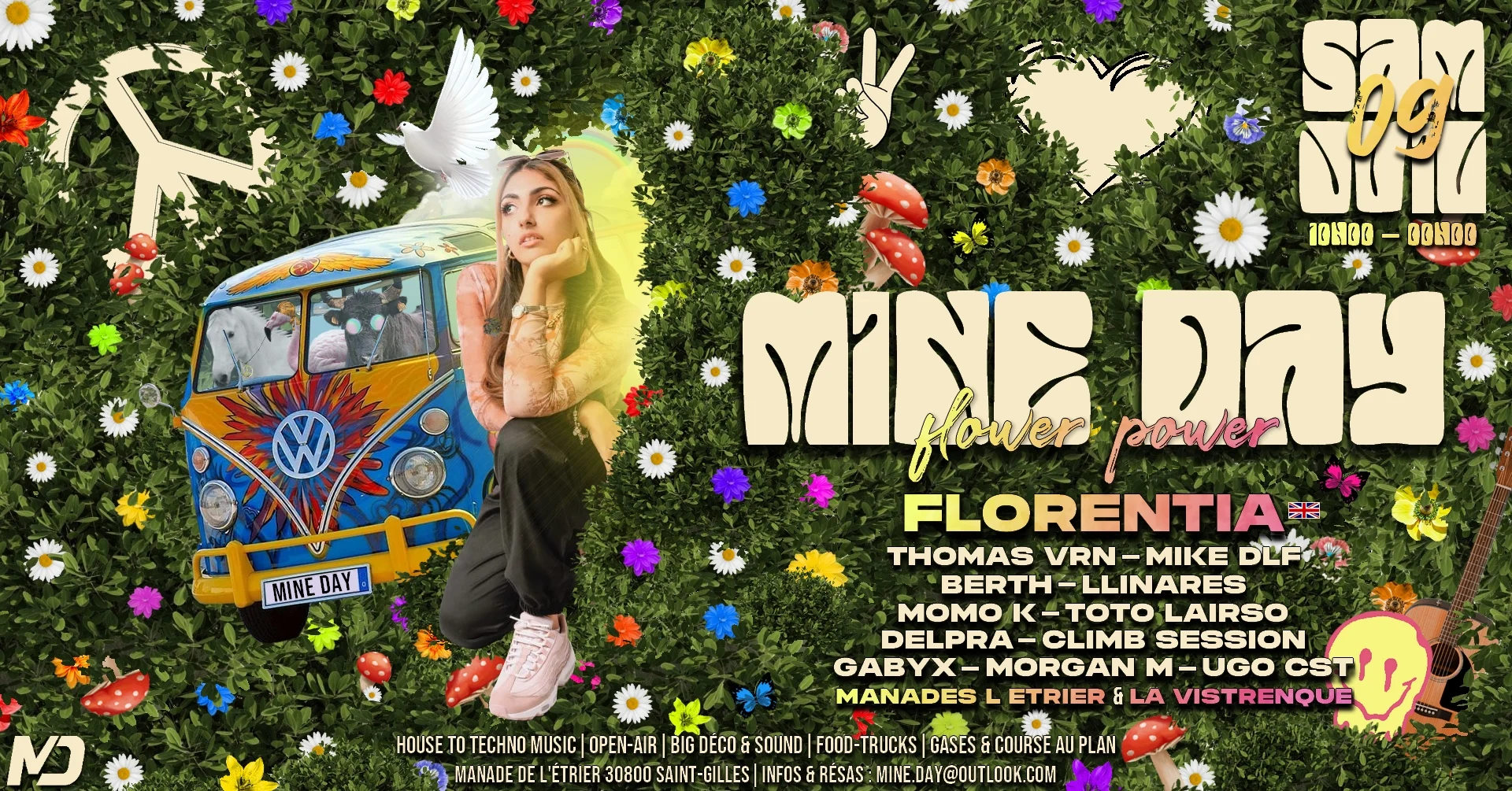 Mine Day III - Flower Power W/ Florentia Cover