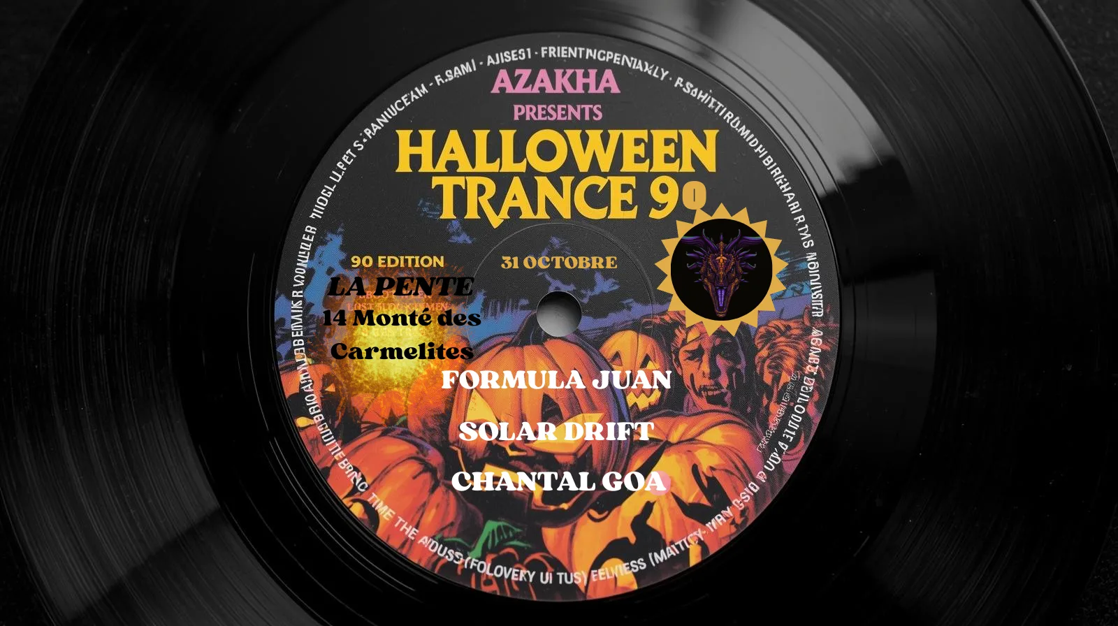 "Back To 90" - Halloween Présenté Par Azakha Cover