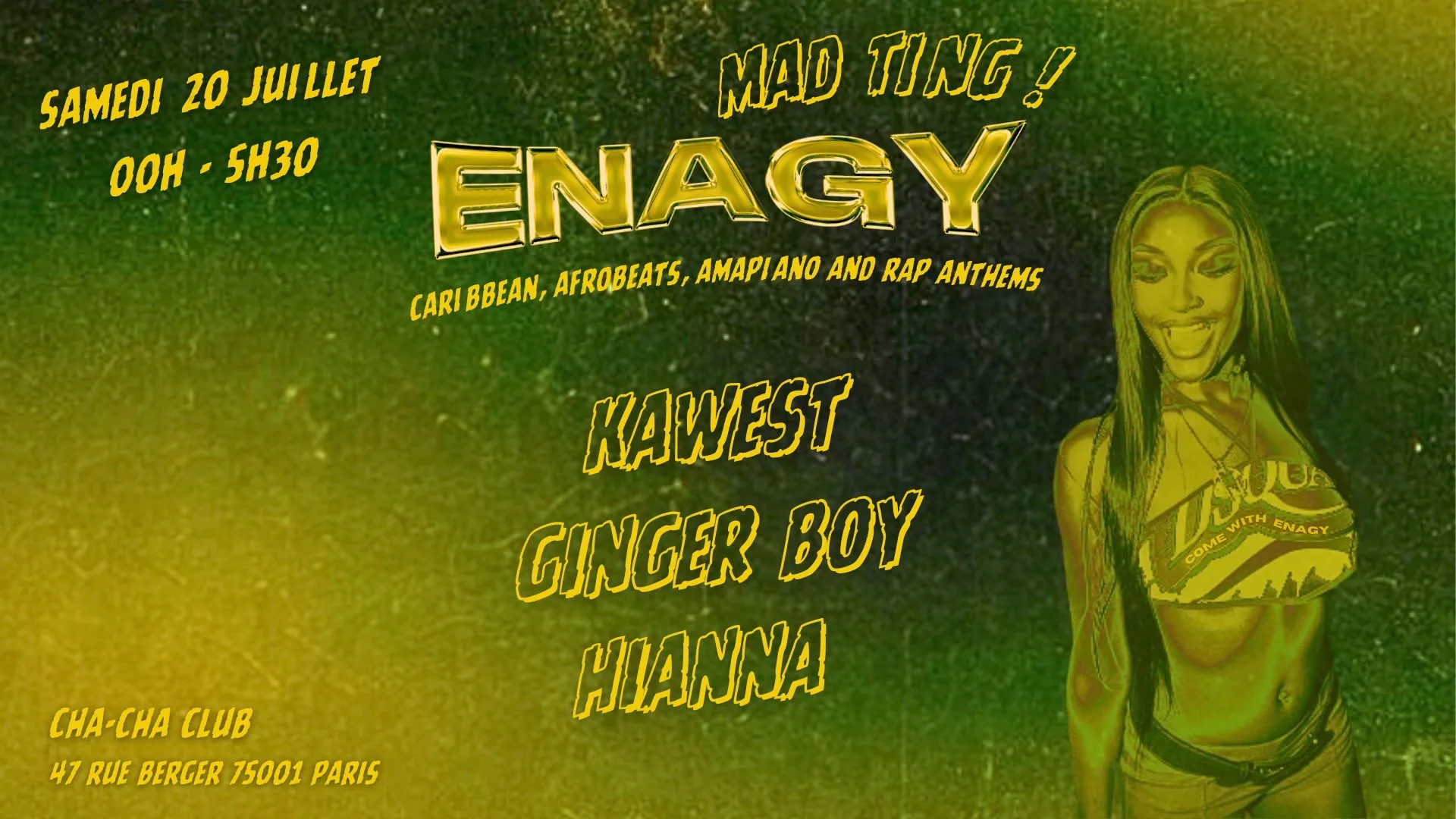 Enagy Mad Ting Cover