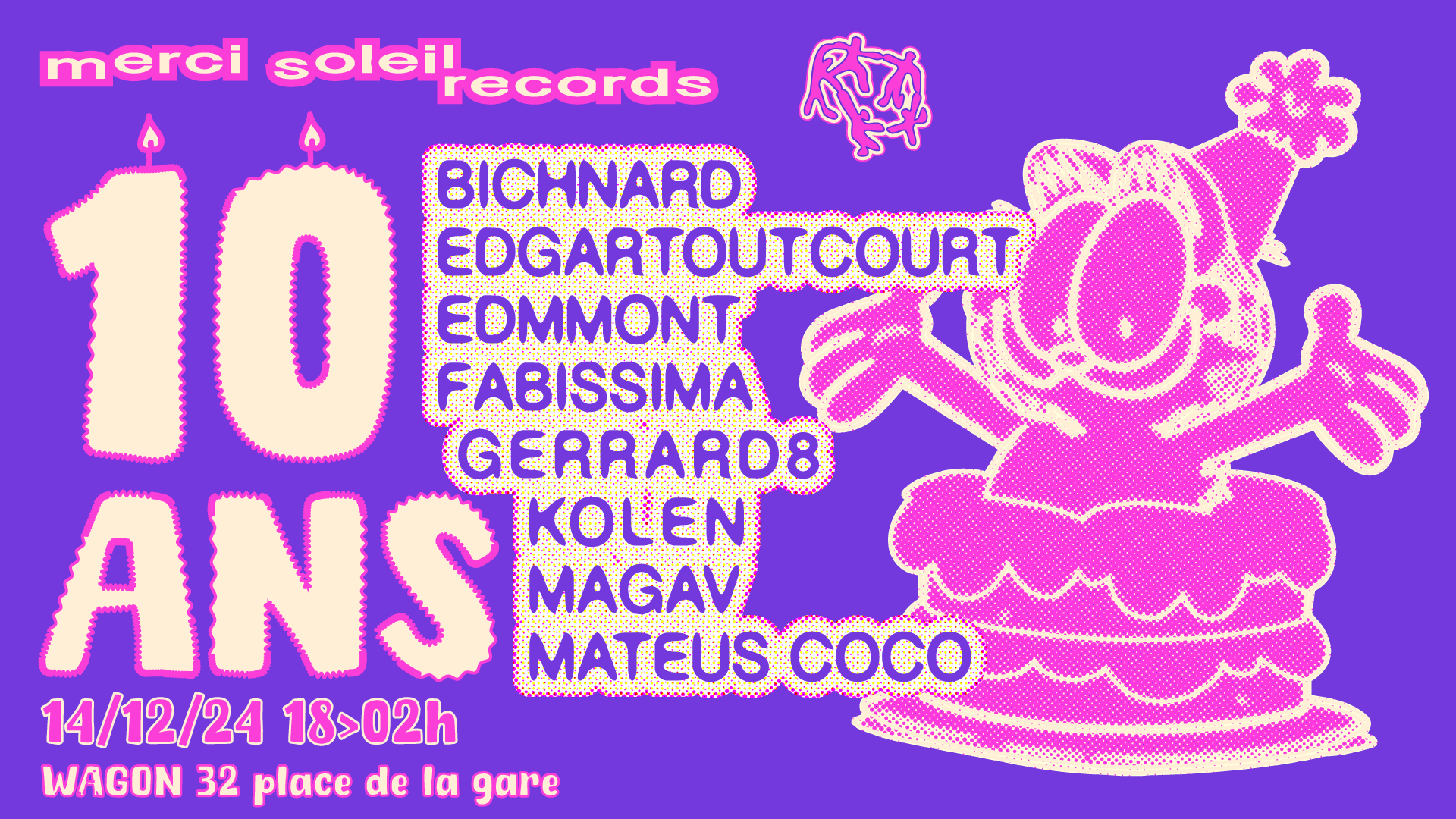 Dixième Anniversaire (Merci Soleil Records) Cover