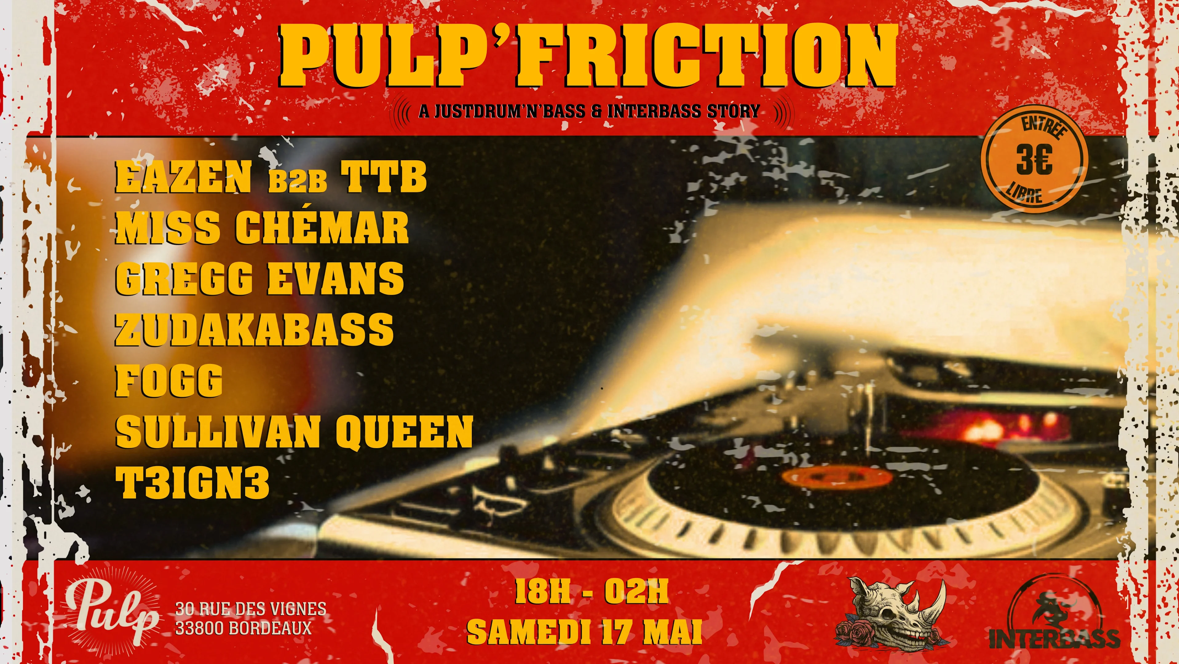 Pulp'friction By Jdnb & Interbass Cover