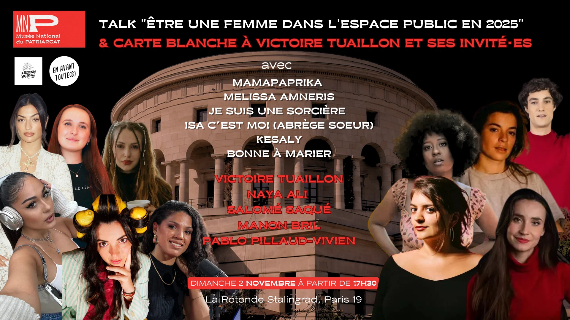 2/11 Talk Femme Et Espace Public X Carte Blanche V.Tuaillon Cover