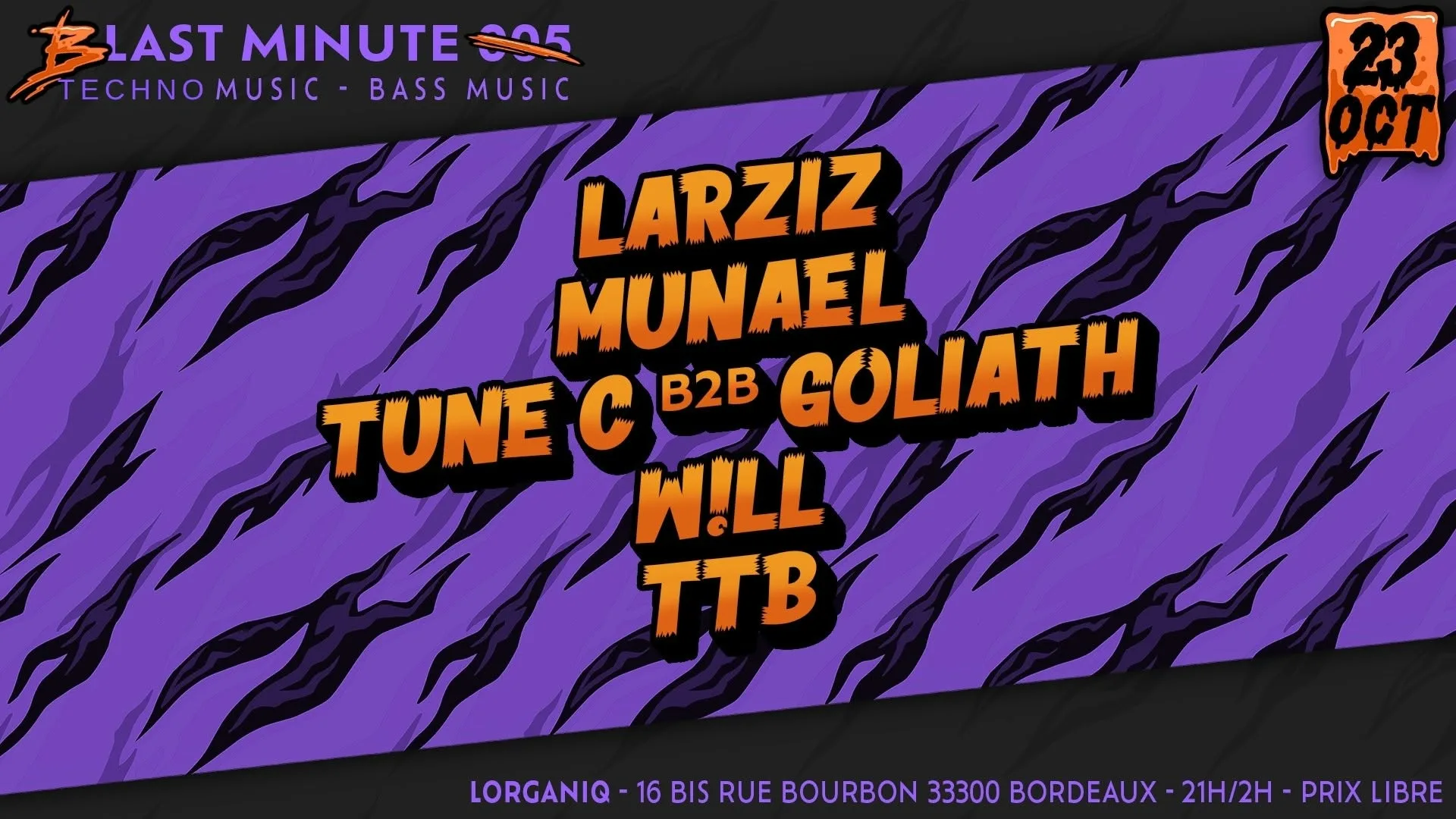 Bass Reload Présente B'last Minute Cover