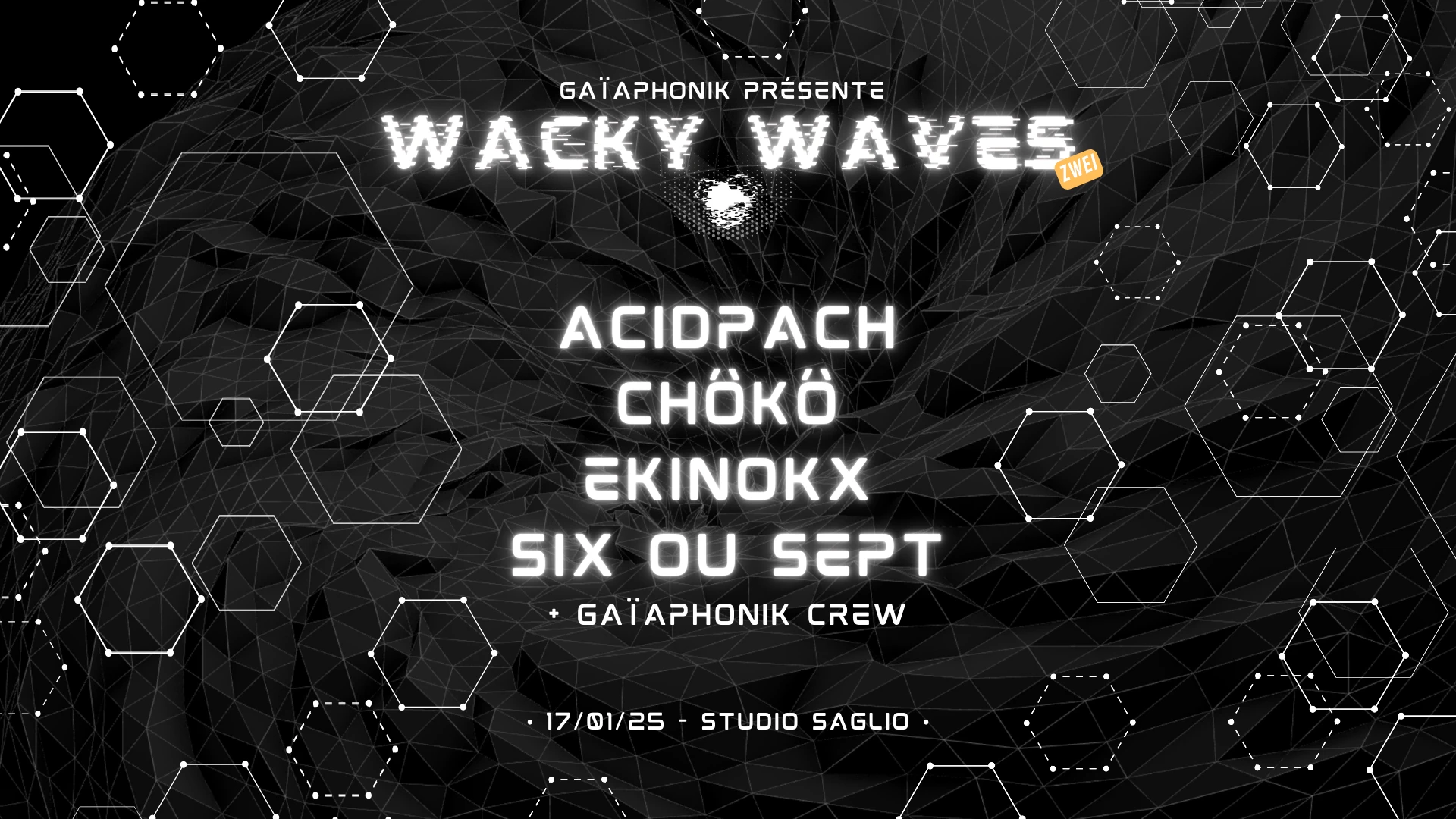 Wacky Waves #2 - Acidpach • Chôkô • Ekinokx • Six Ou Sept Cover