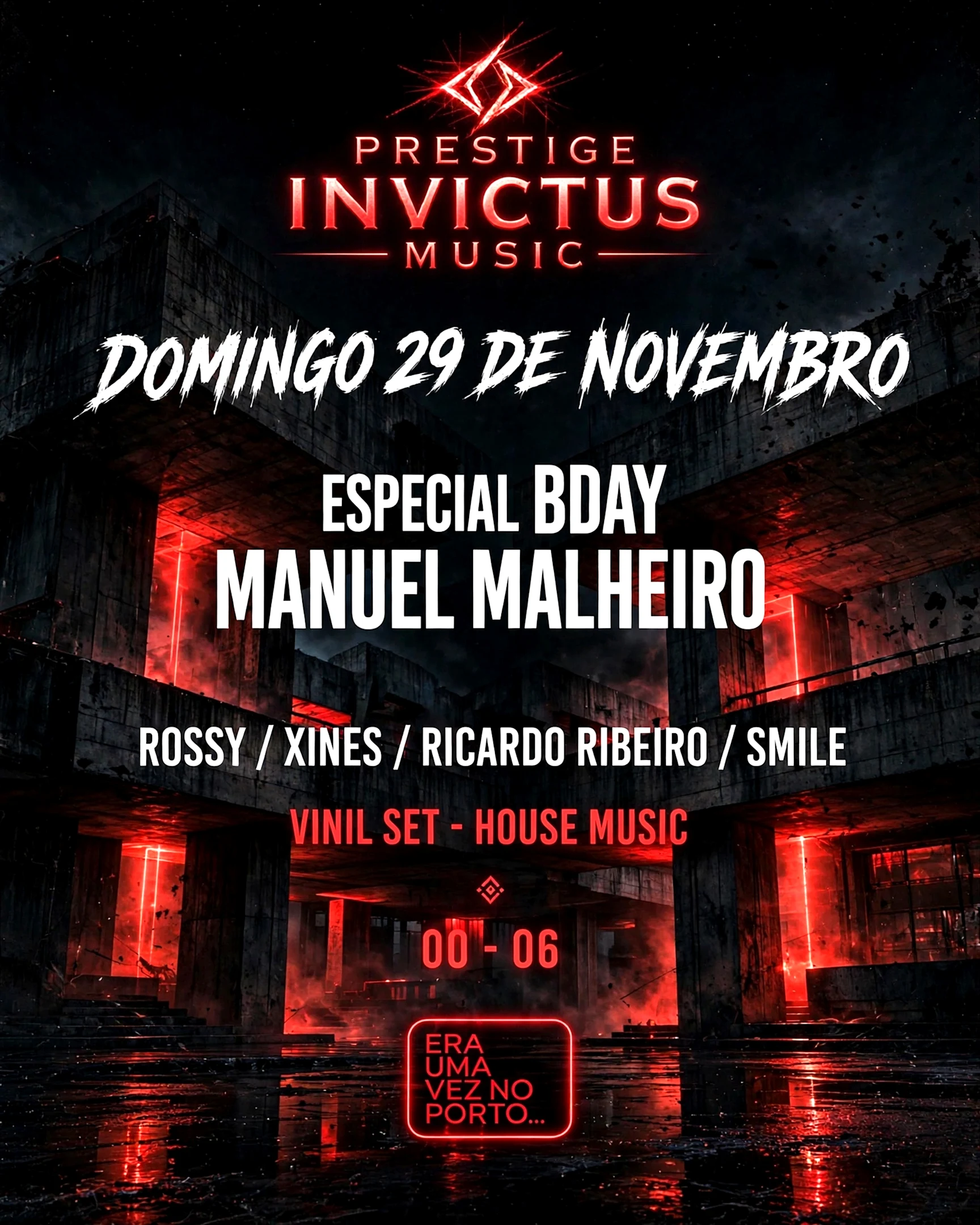 Domingo 29 Nov - Especial Bday Manuel Malheiro Cover