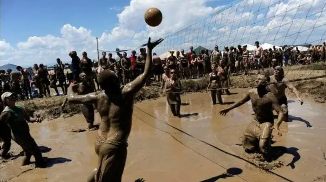 Mud Volleyball Fundraising Event Cover