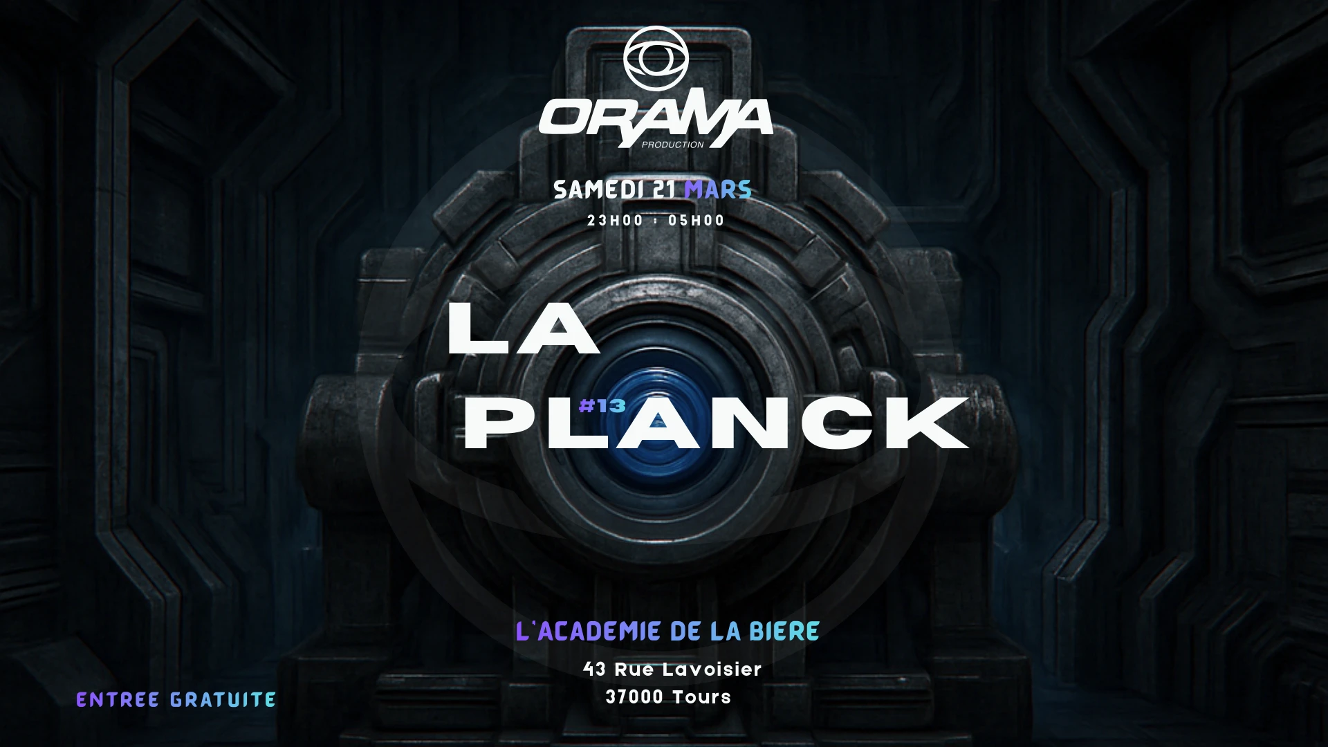 Orama : La Planck #13 À L'académie De La Bière (Tours) Cover