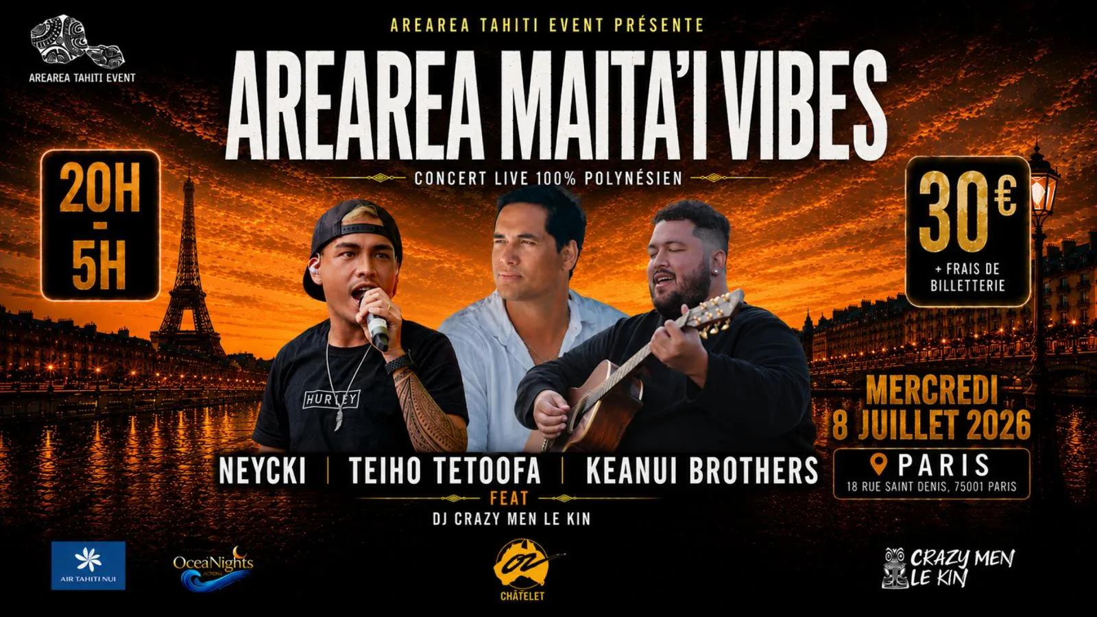 Arearea Maitai Vibes X Teiho X Neycki  X Keanui X Crazymen Cover