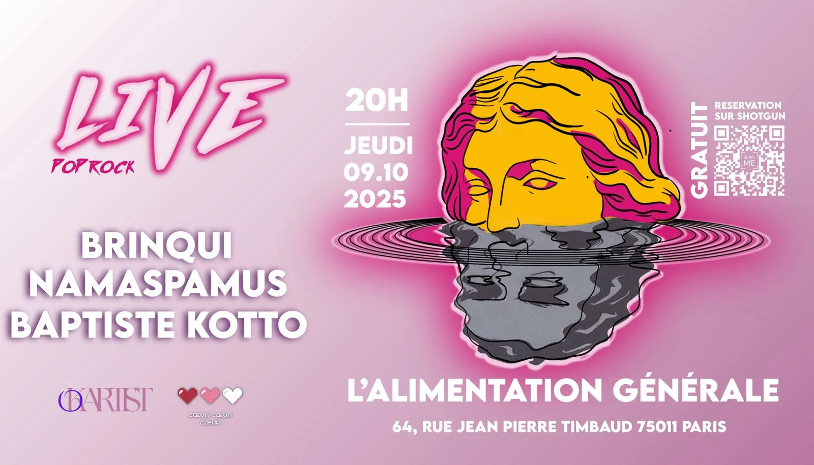 Brinqui X Namaspamus X Baptiste Kotto_Okartist@L'alg Paris Cover