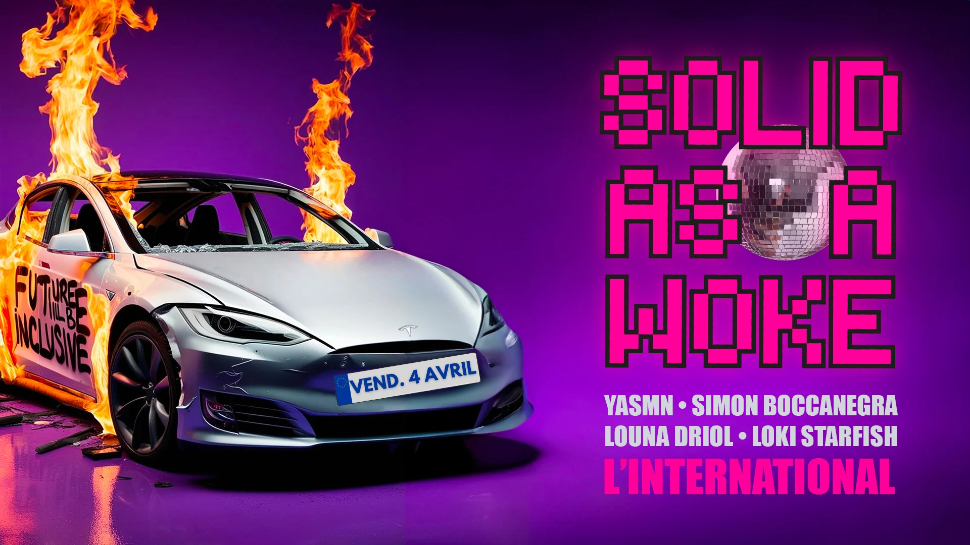 Solid As A Woke - L'international Cover