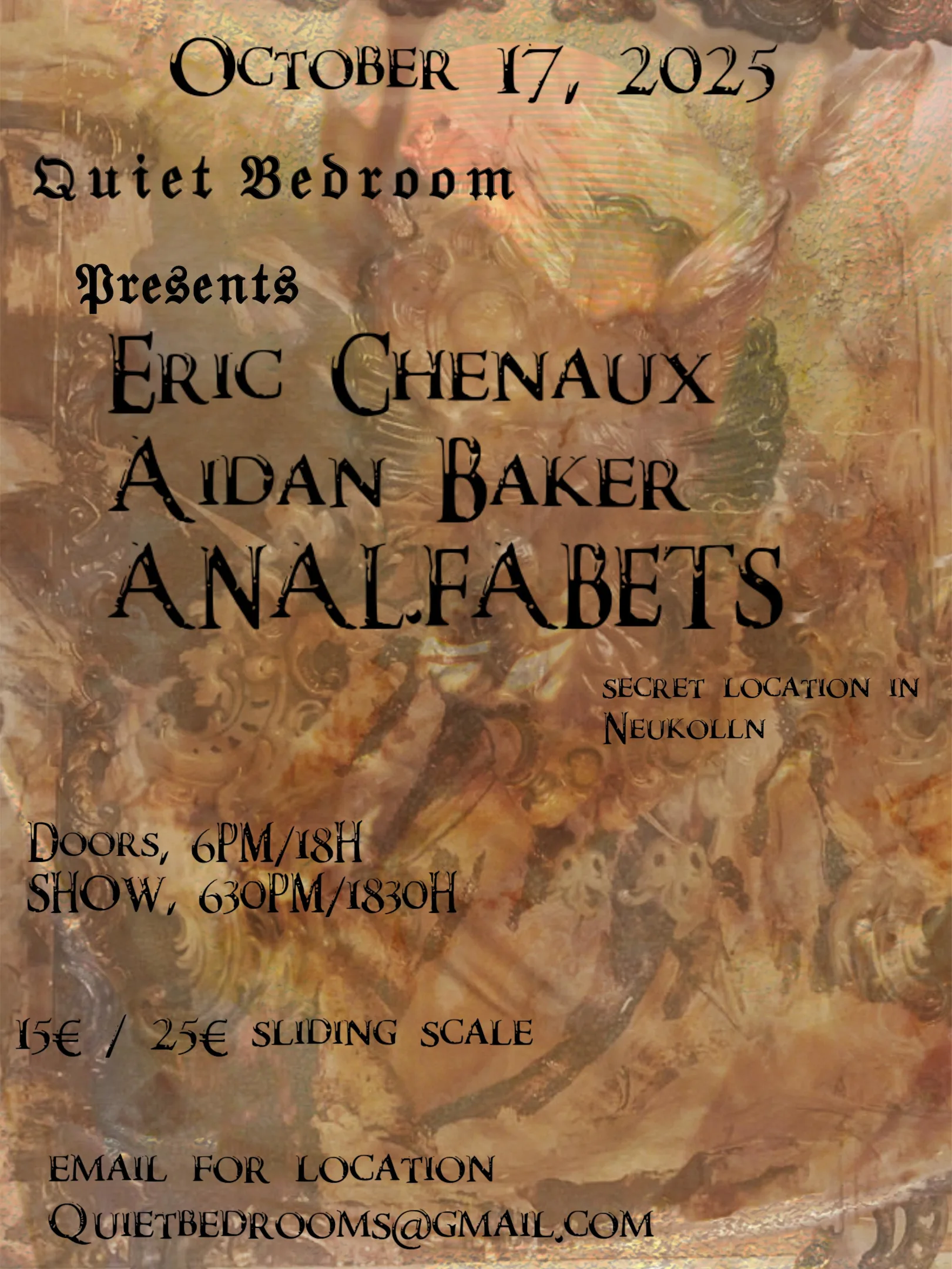 Qb: Eric Chenaux | Aidan Baker | Anal.Fabets Cover