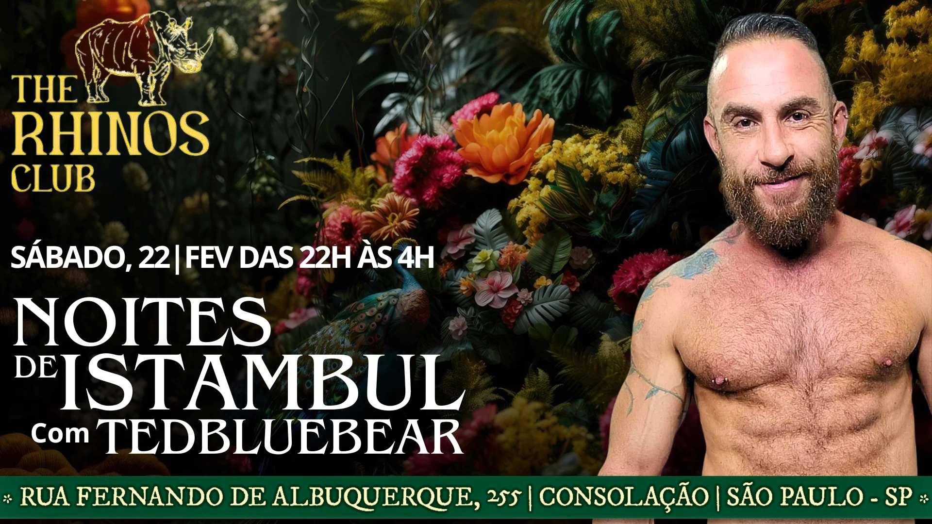 Noites De Istambul - 22/02 - The Rhinos Club Cover