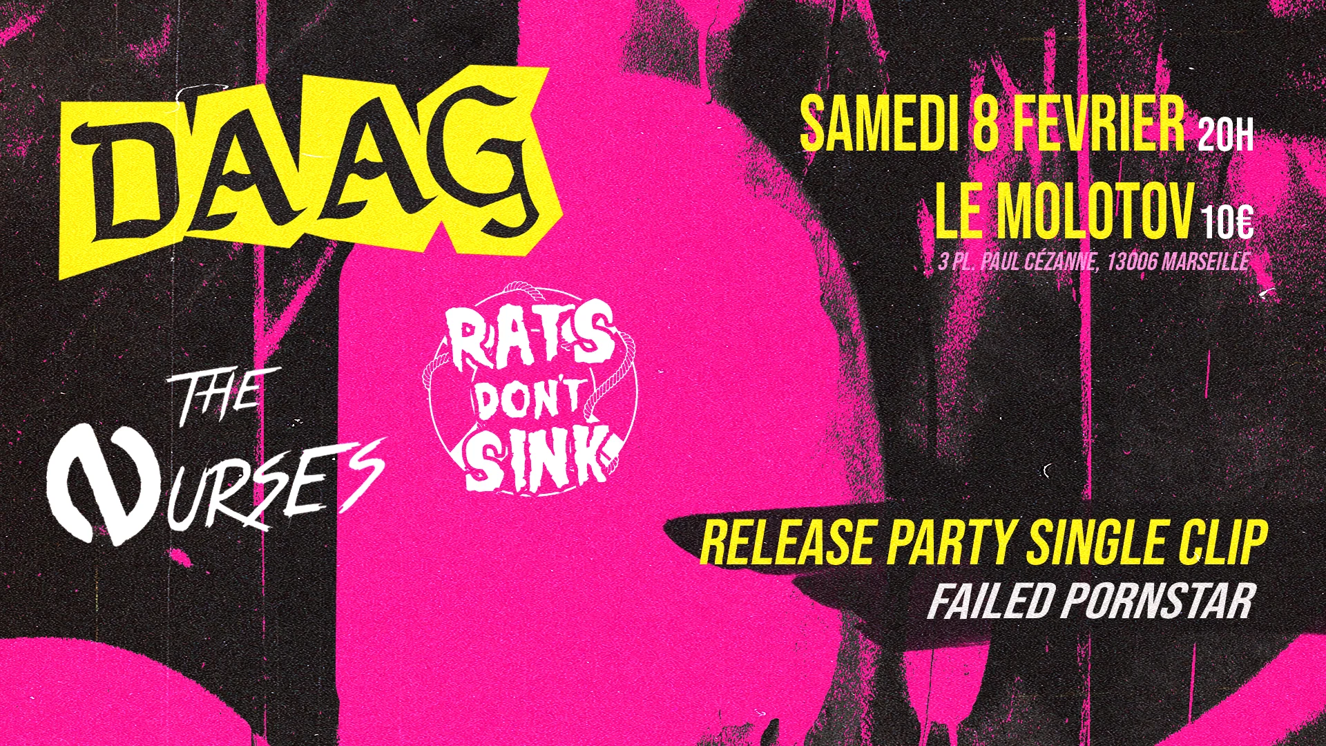 Daag Release Party Sam 8 Fév 2025 Cover