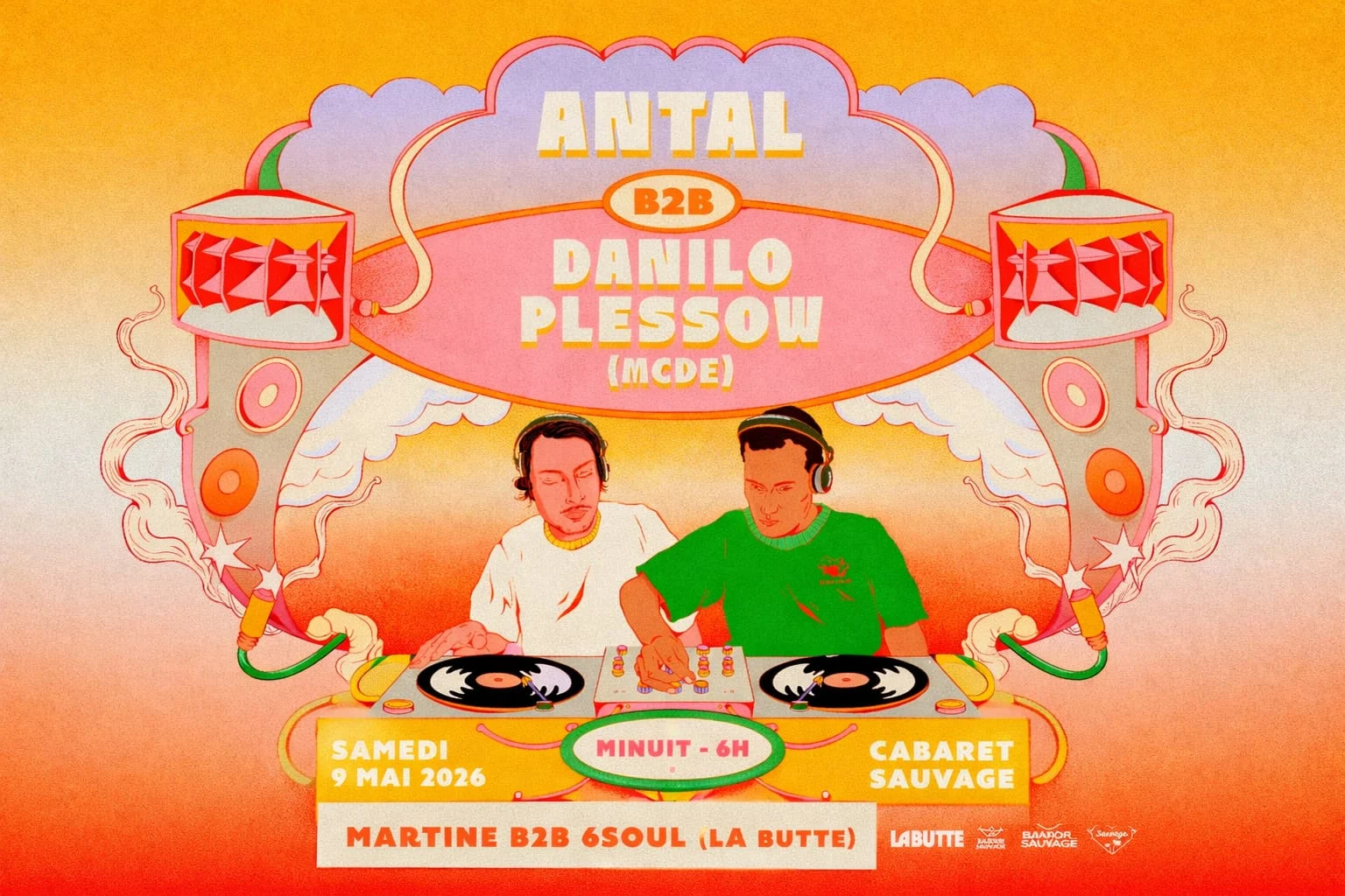 ¡La Butte Sauvage W/ Antal B2b Danilo Plessow Aka Mcde? Cover