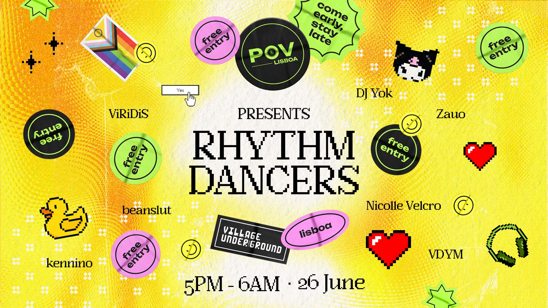 Pov Presents: Rhythm Dancers [Free Event] Cover