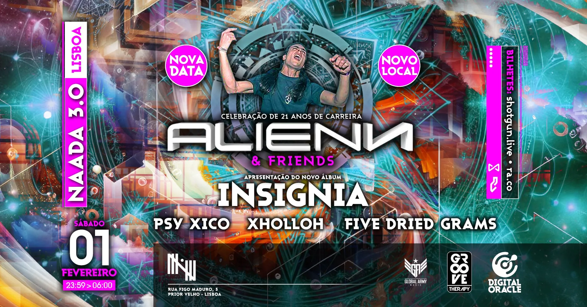 "Nova Data"Alienn 21 Anos @ Naada 3.0 Cover