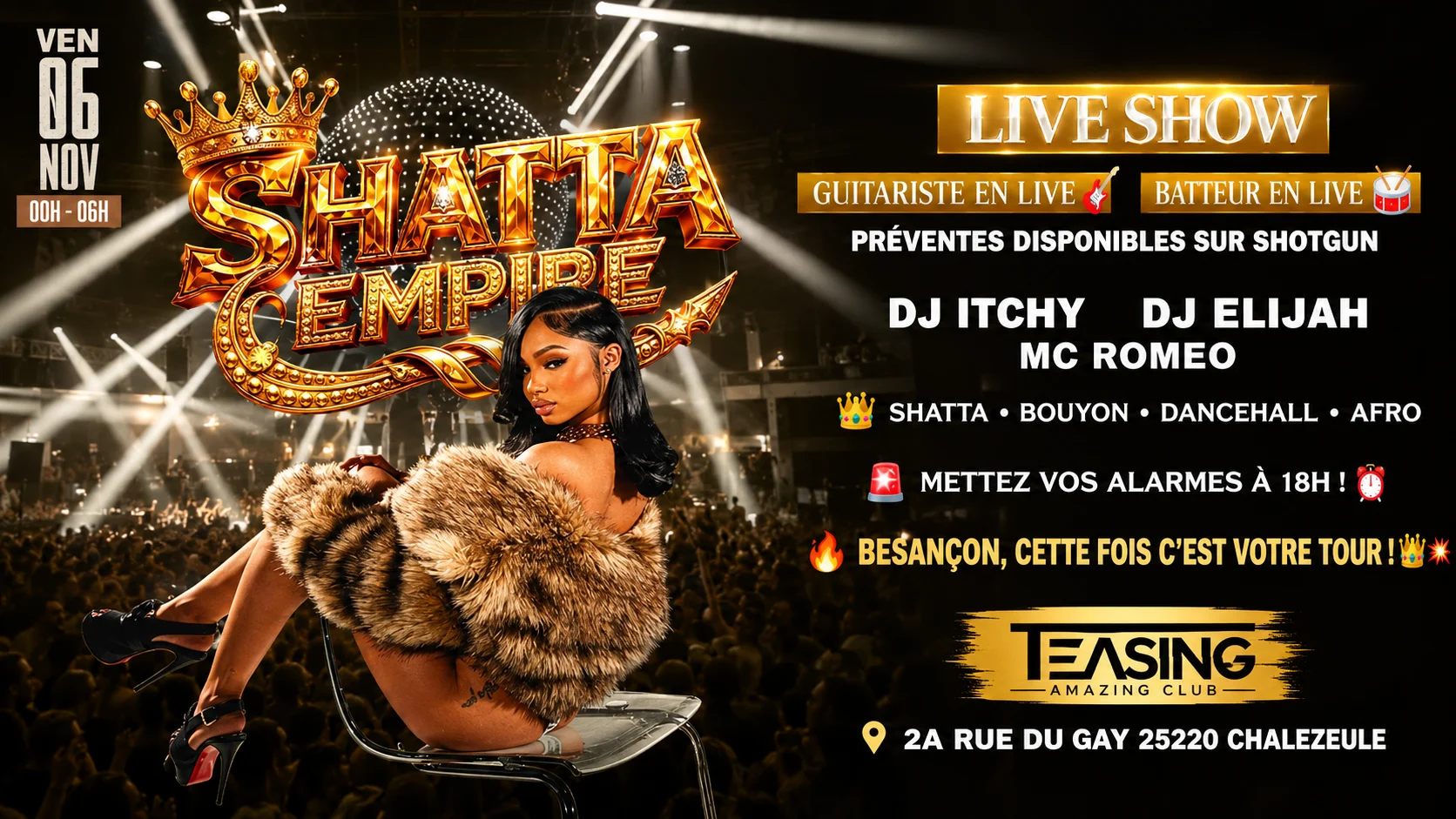 Besançon - Shatta Empire Cover