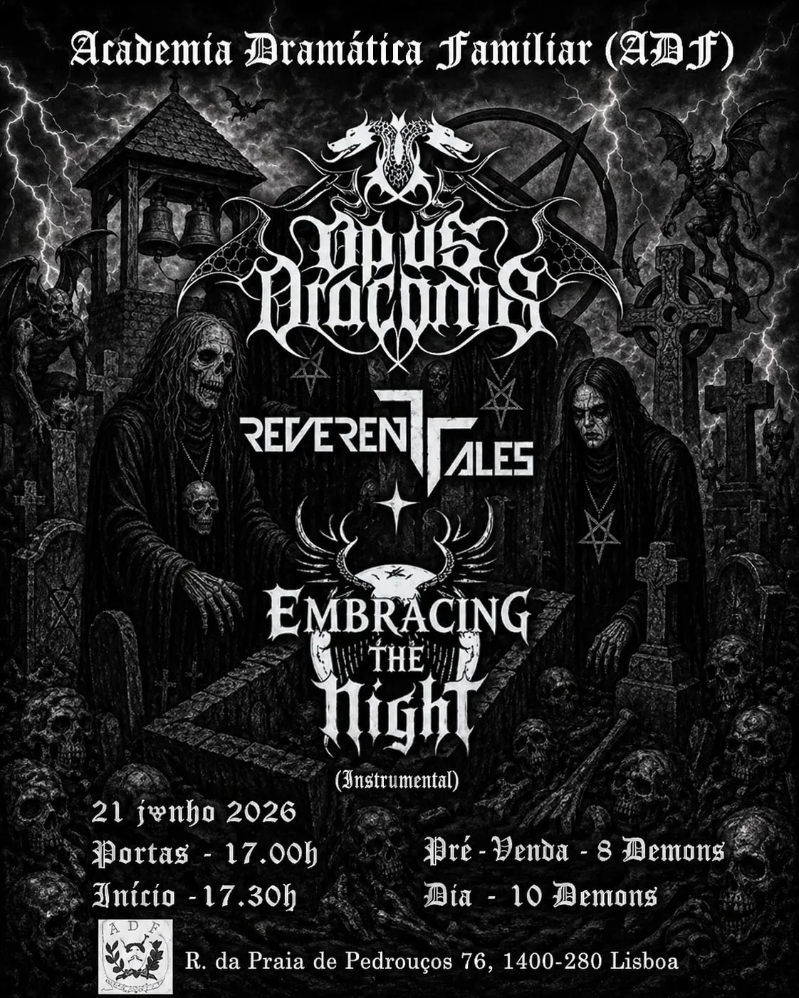 Embracing The Night + Reverent Tales + Opus Draconi Cover