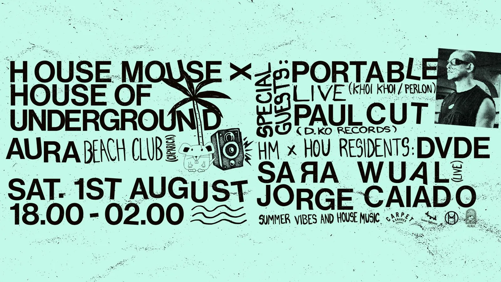 House Mouse X House Of Underground W/ Portable (Live) Cover