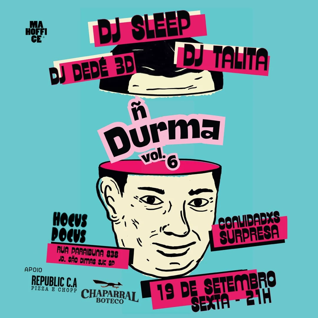 Ñdurma Vol.6 Dj's Sleep - Dedé 3d - Talita E Mt+ Cover