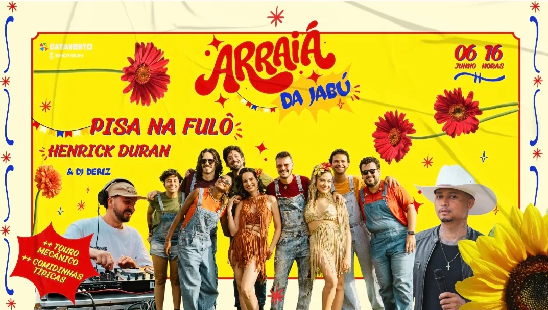 Arraiá Da Jabú - Pisa Na Fulô - Henrick Duran - 06/06 Cover