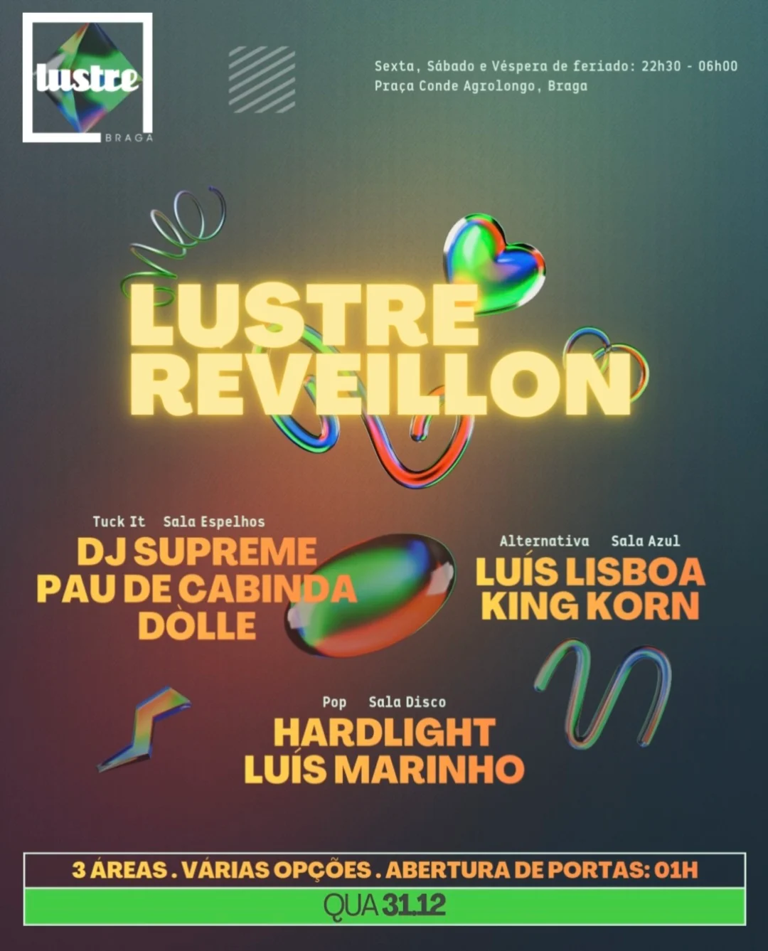 Reveillon 26 :: Lustre :: Braga Cover