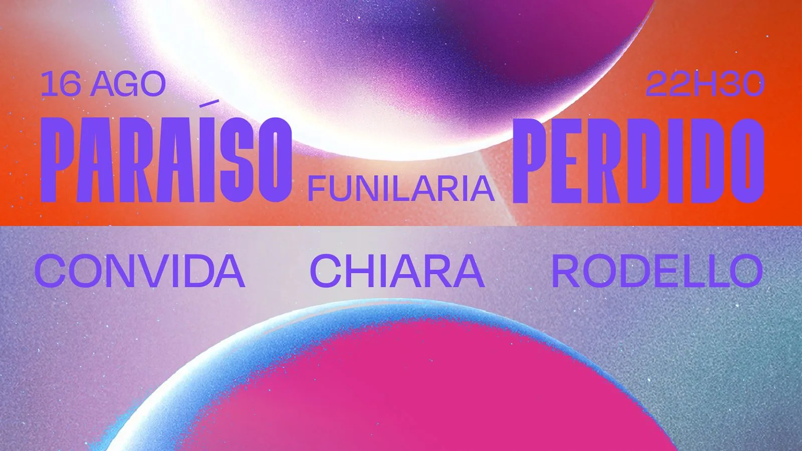 Paraiso Perdido Na Funilaria - Sabado - 16/08 Cover
